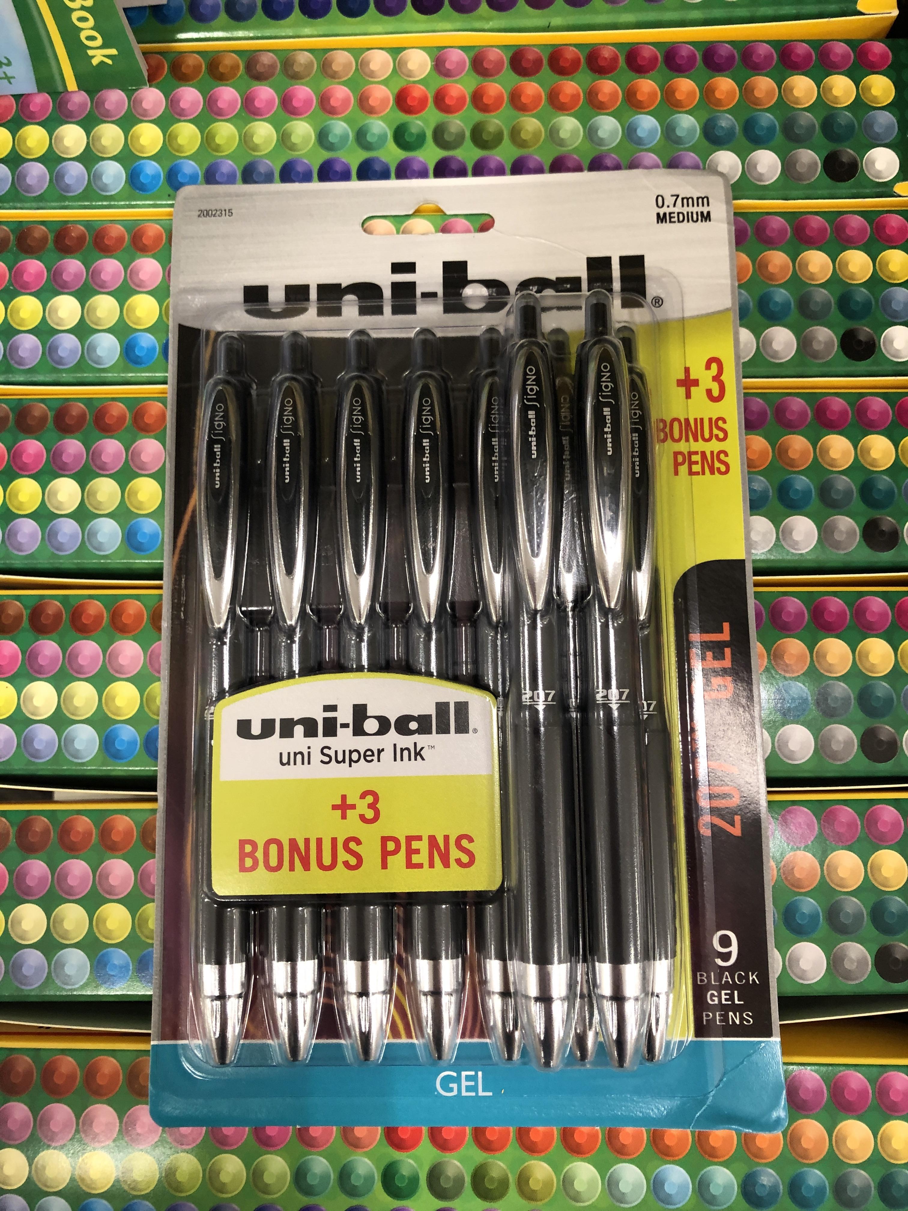 why pay extra for pentel or pilot? uniball is BEST for 7.99 for 9. r