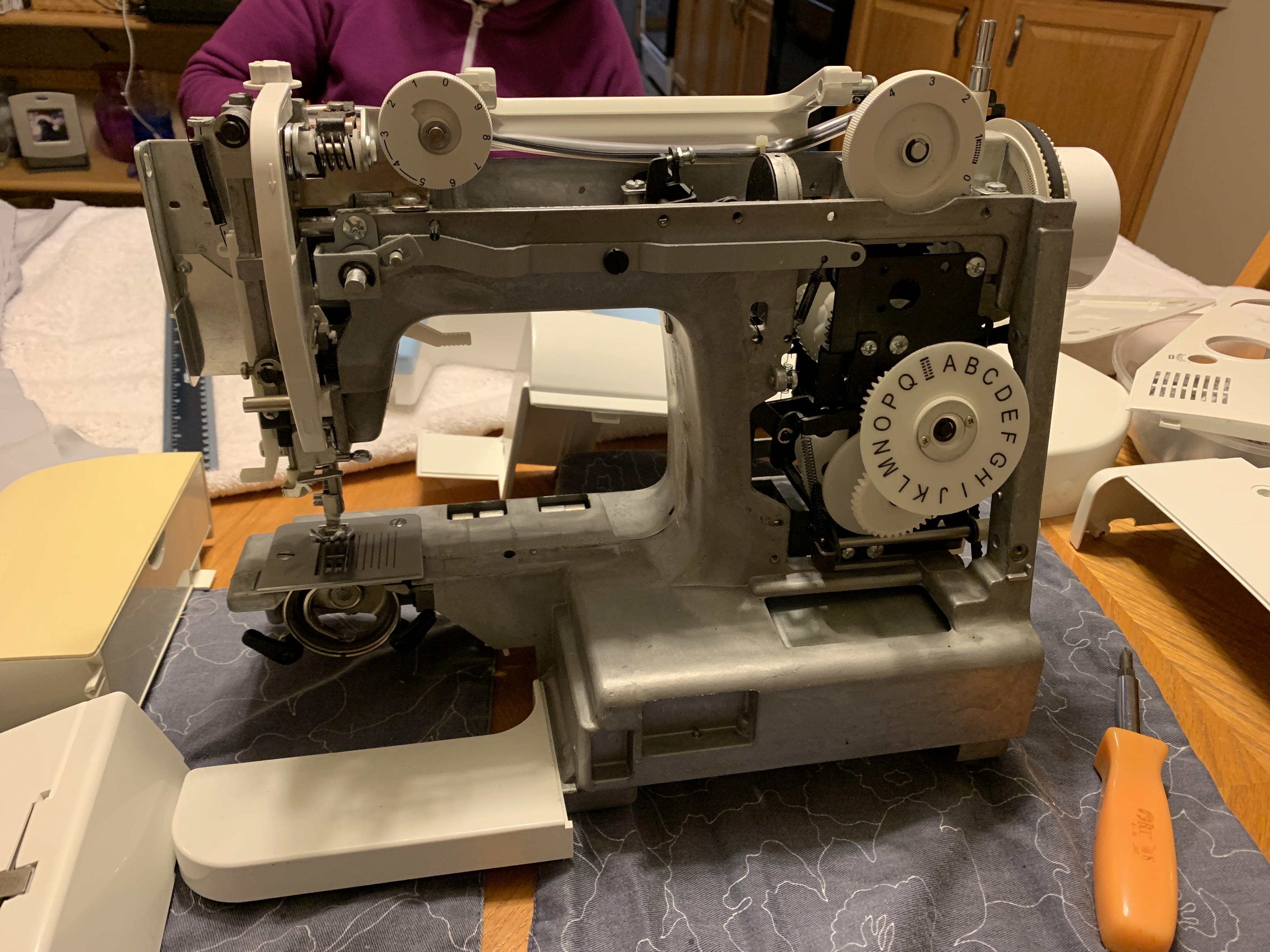 Please help! I’ve been practicing on this sewing machine (Singer