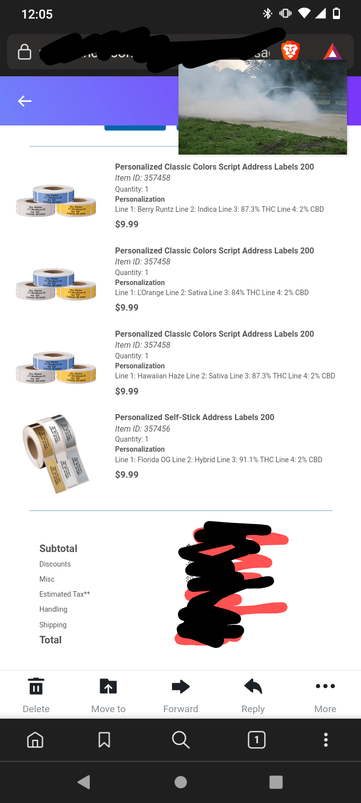 Address labels are the cheapest way to make custom labels for my home