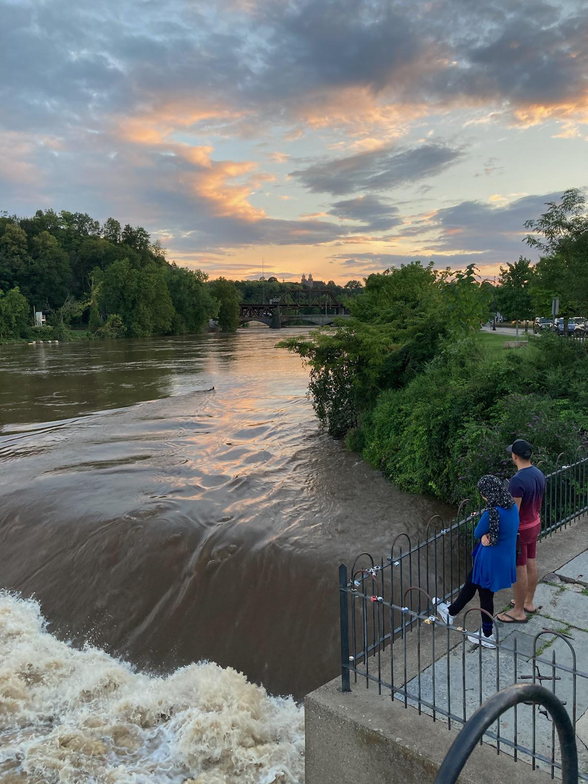 Spent some time at the confluence of the Lehigh and Delaware River in