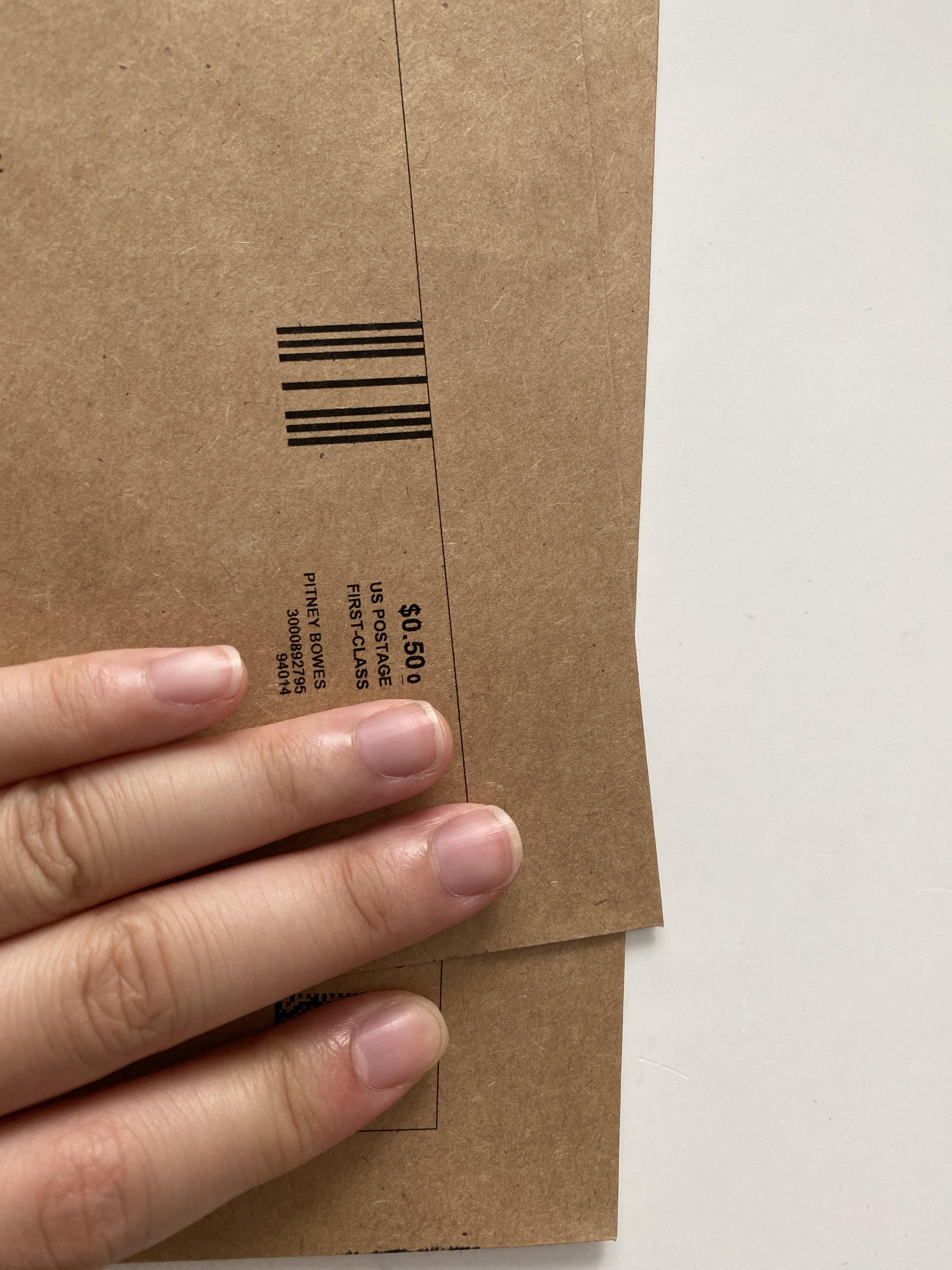 This might be a dumb question, but am I allowed to just print tracking onto a brown envelope or