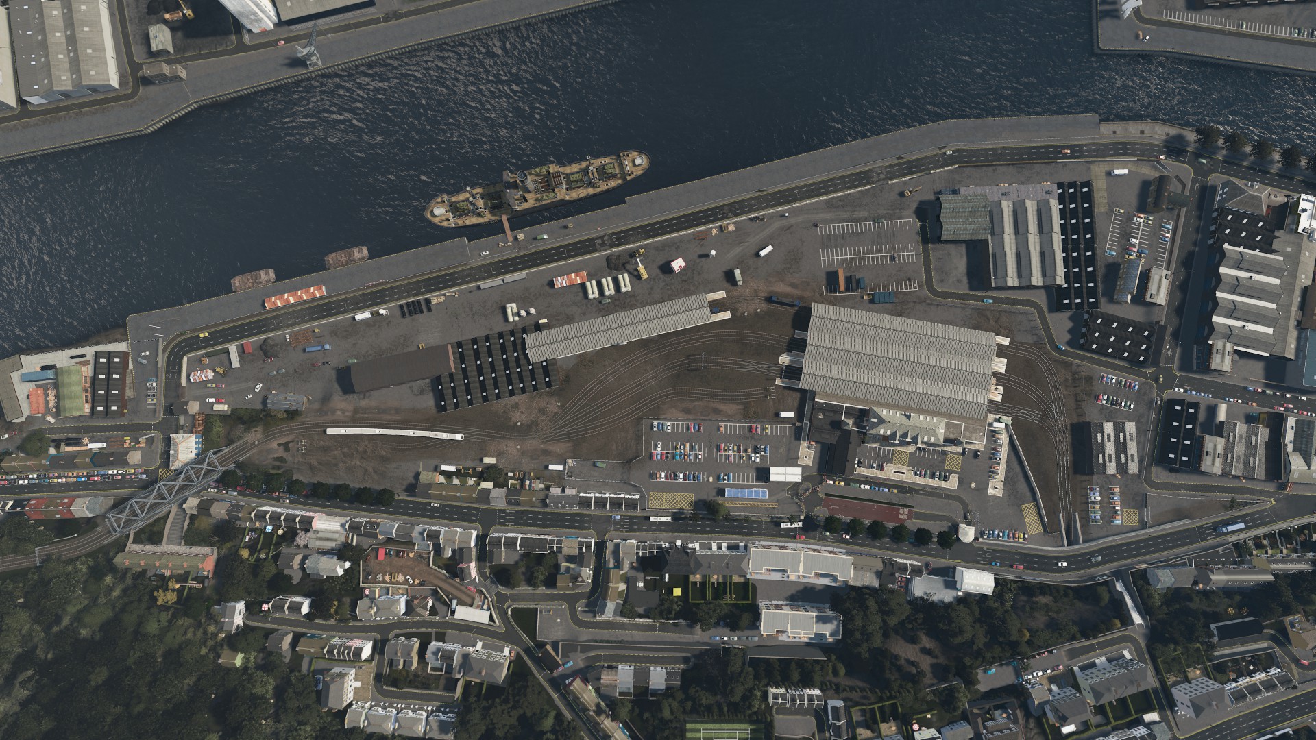 Cork Kent railway station Aerial view r/CitiesSkylines