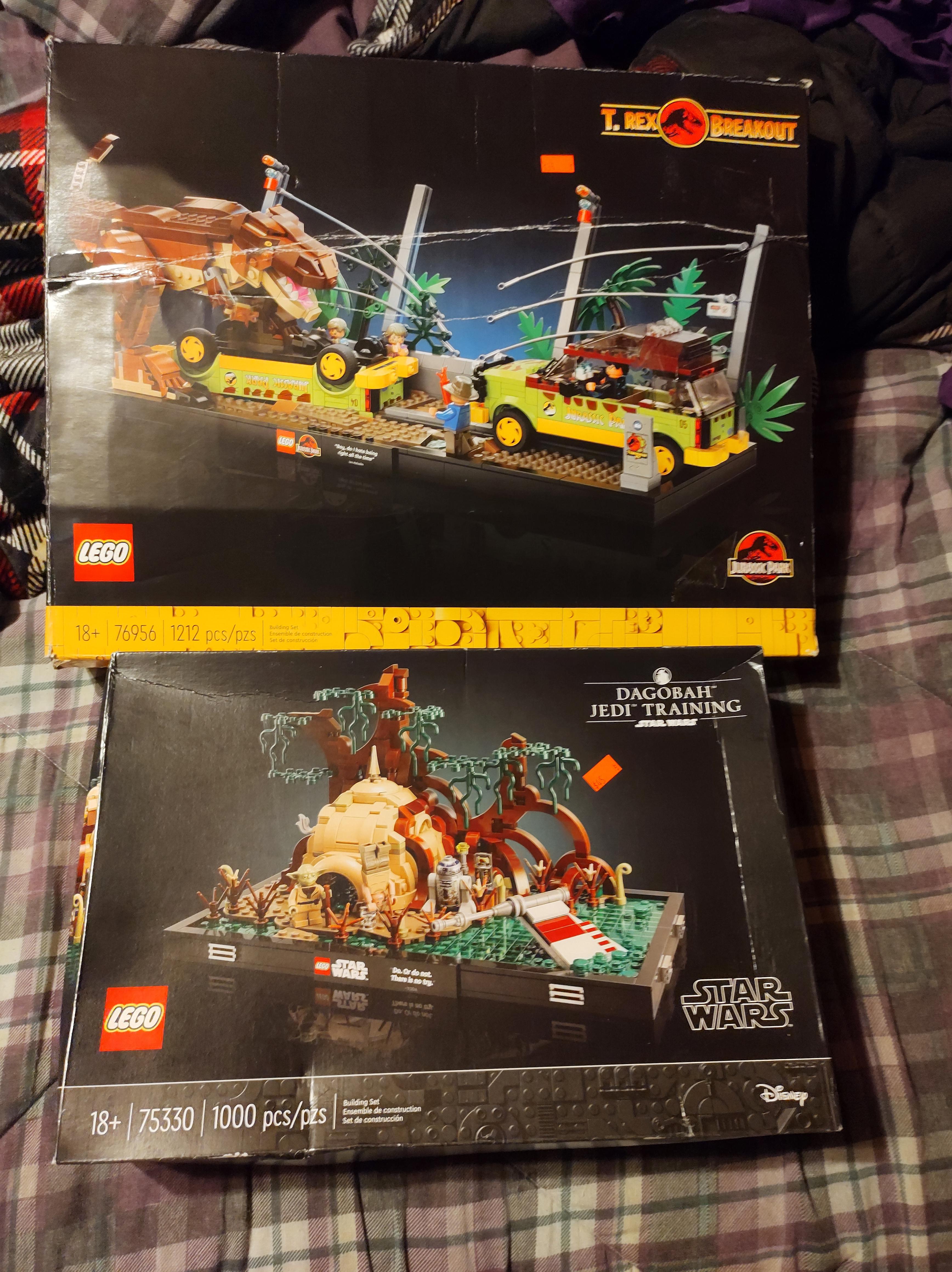 my so struck gold again. 100 for both at a bin store. Damaged boxes