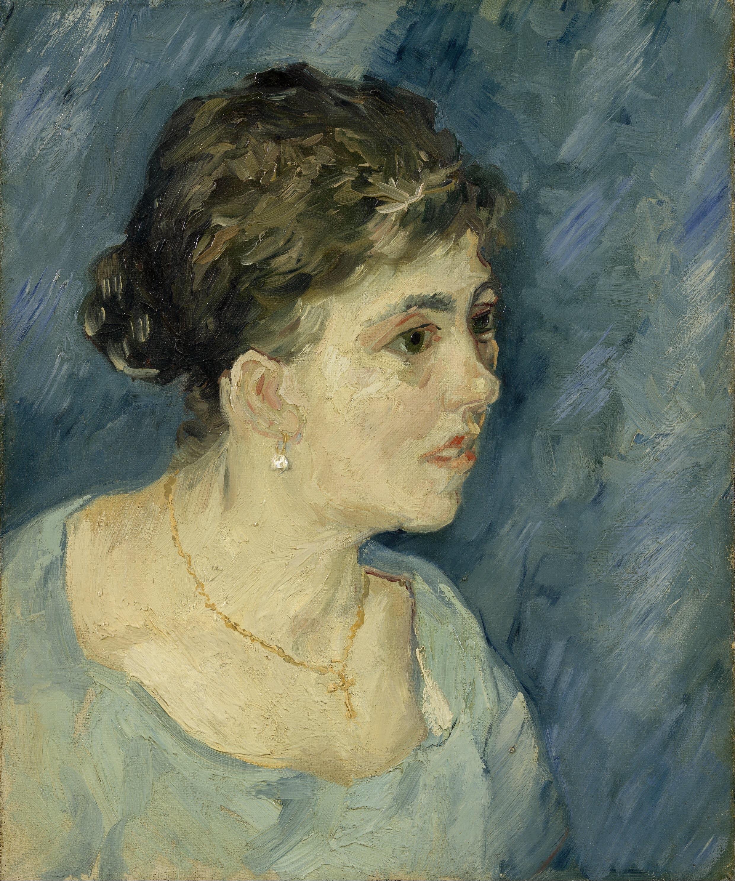 Vincent van Gogh Potrait of Woman in Blue (1885) r/museum