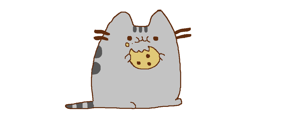 Pusheen eating cookie lol 😋 r/pusheen