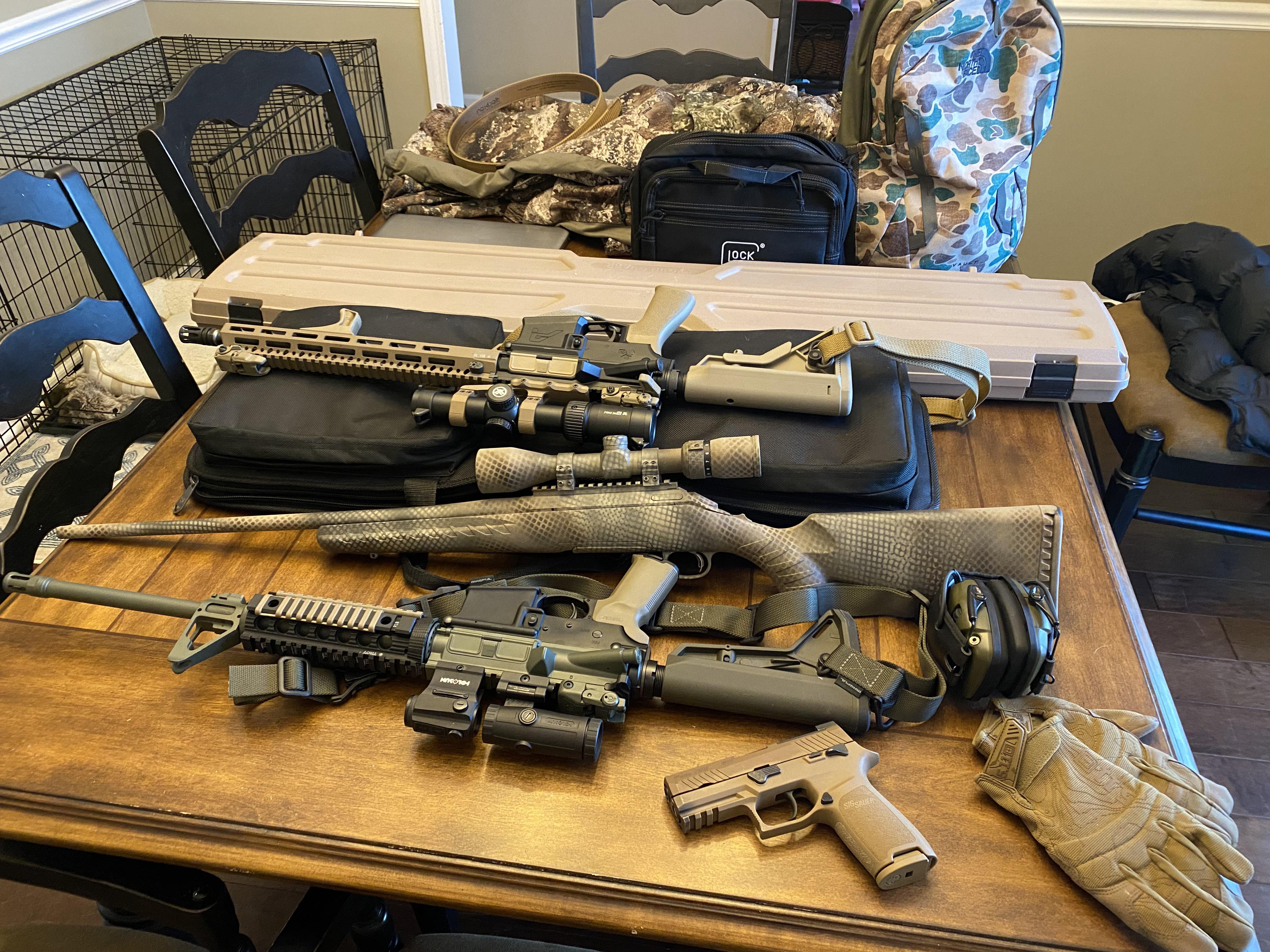 Packing for first hog hunt r/Hunting