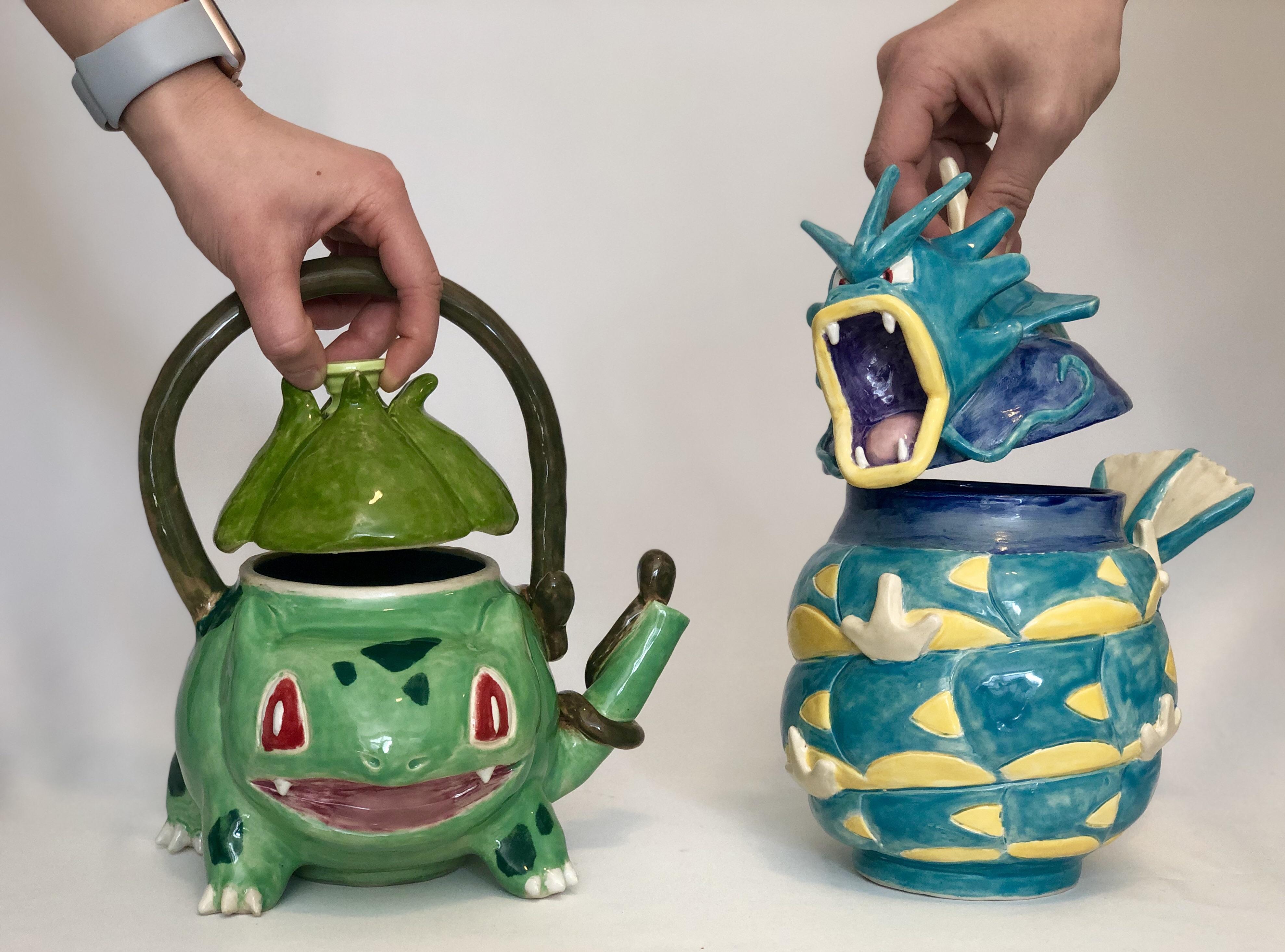 Here is a cool photo my siblings helped me take of my Pokémon Pottery