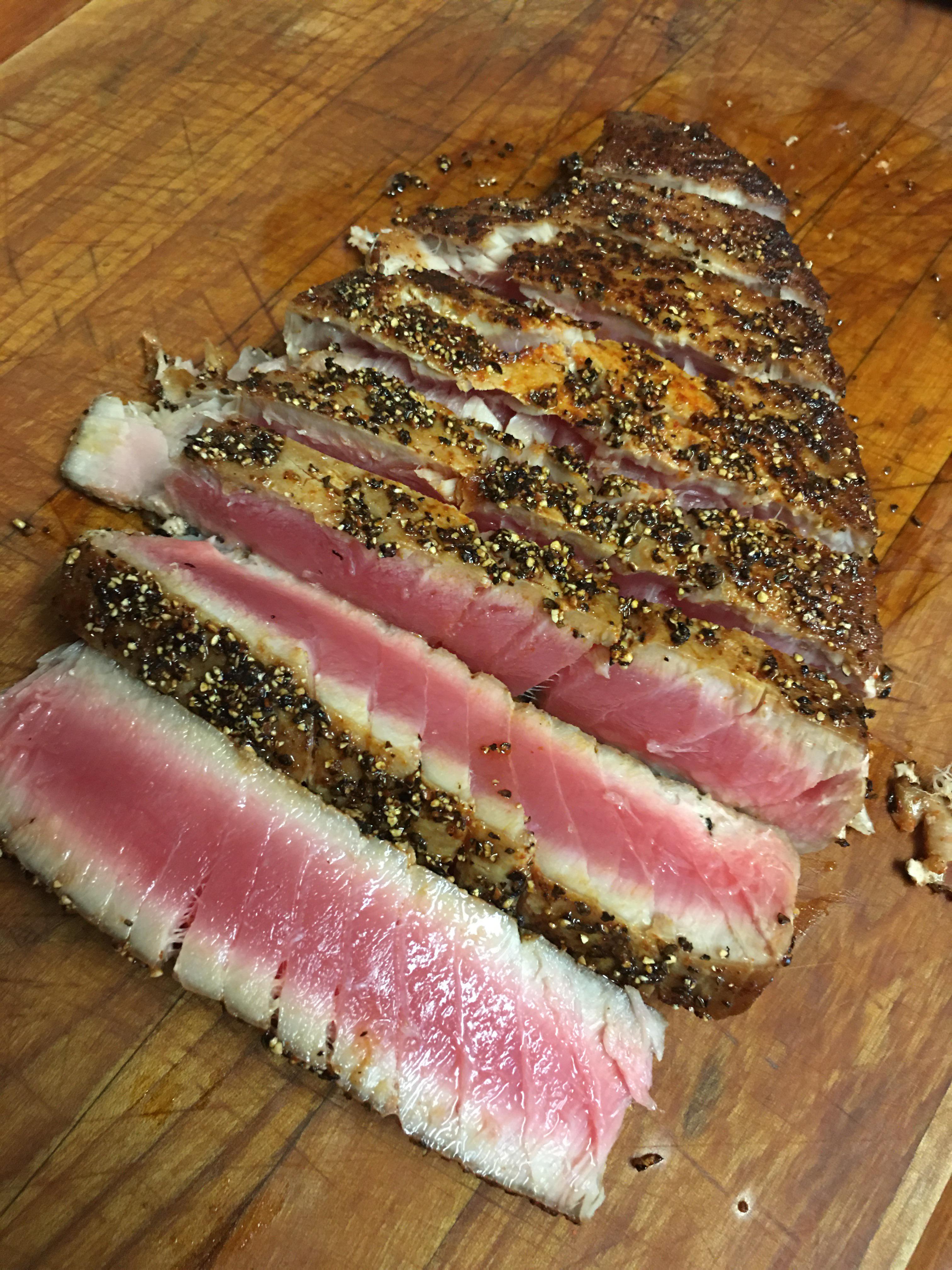 I moved to a state where I could buy fresh tuna steaks, so I tried my