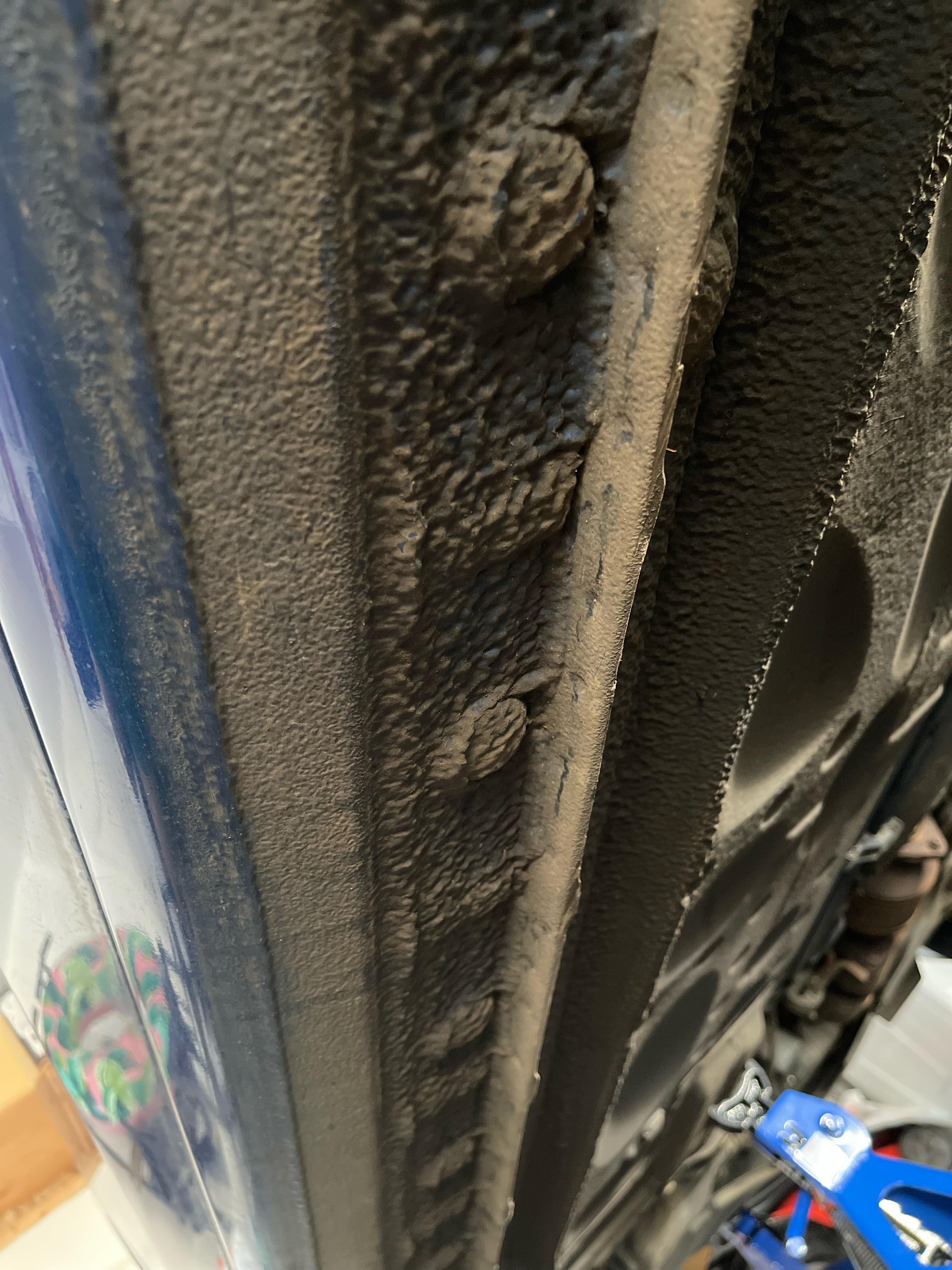 what is this rocky molding type thing under my car and how do I remove