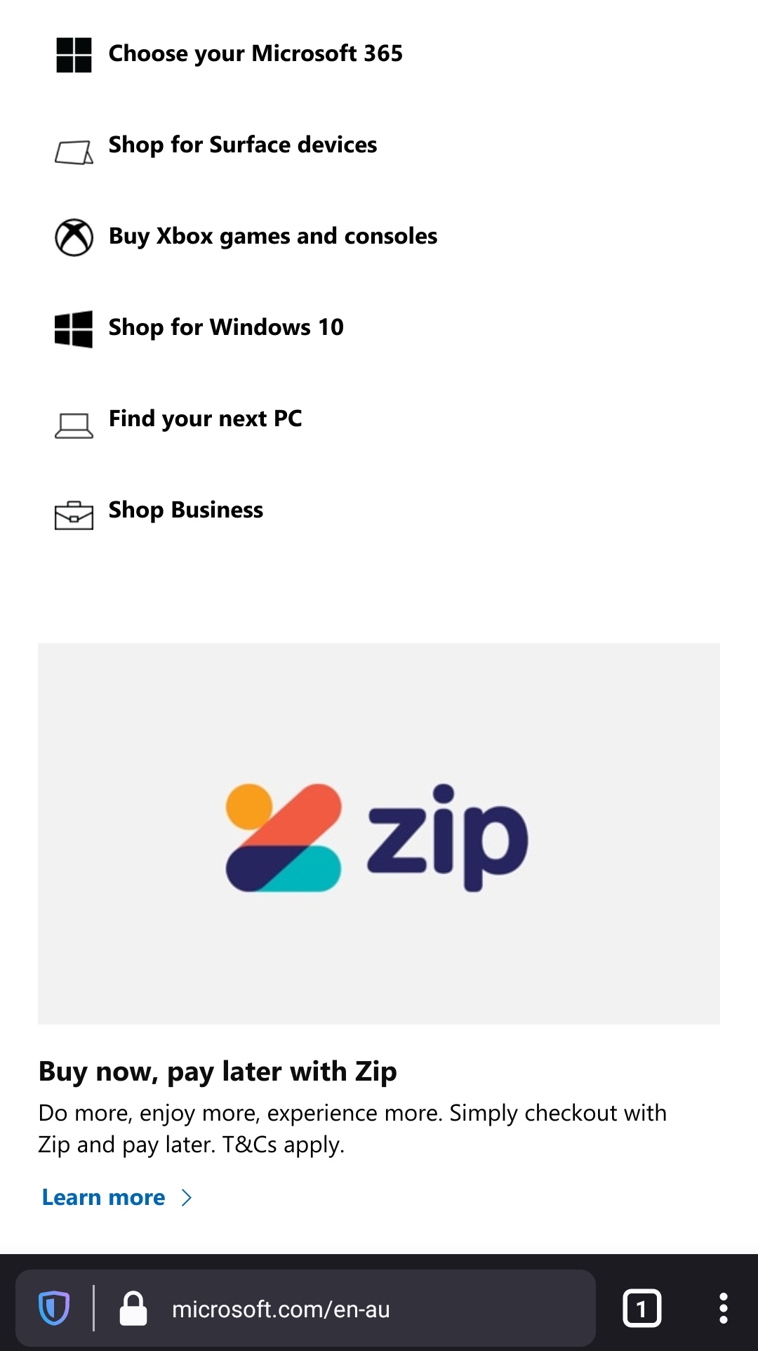 Microsoft now accepts zip r/ASX_Bets