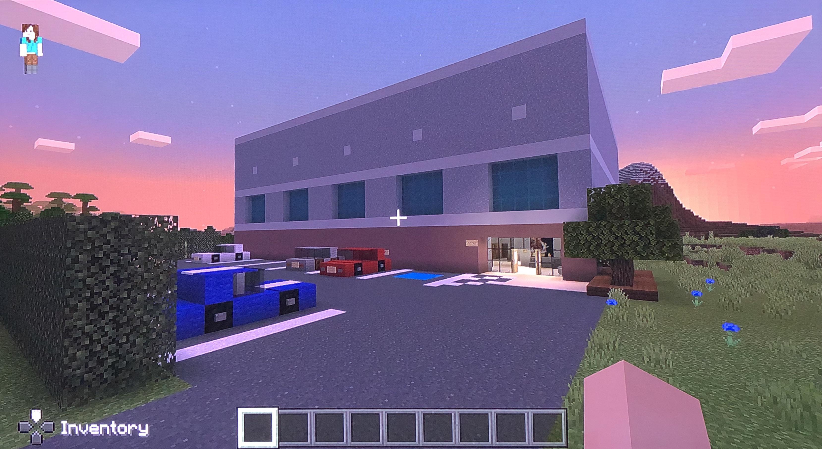 Sunrise over Scranton Business Park r/Minecraft