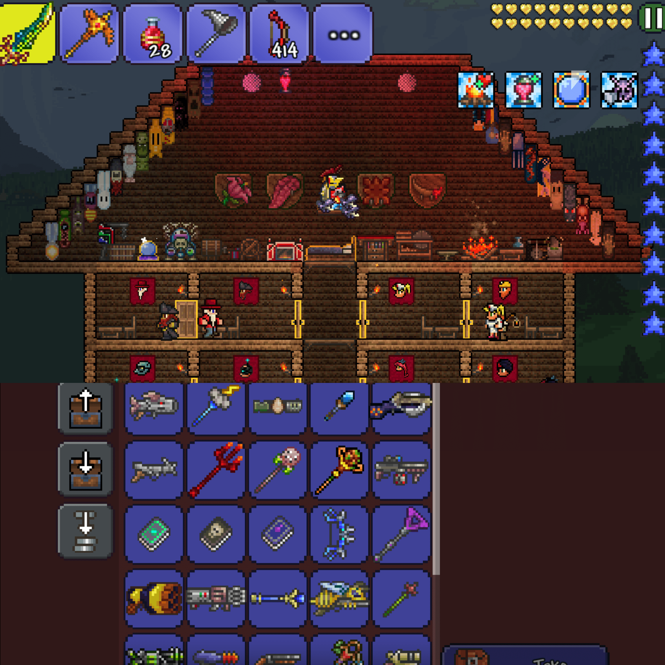 Today, I downloaded the 1.2 Terraria Mobile version before 1.4 release