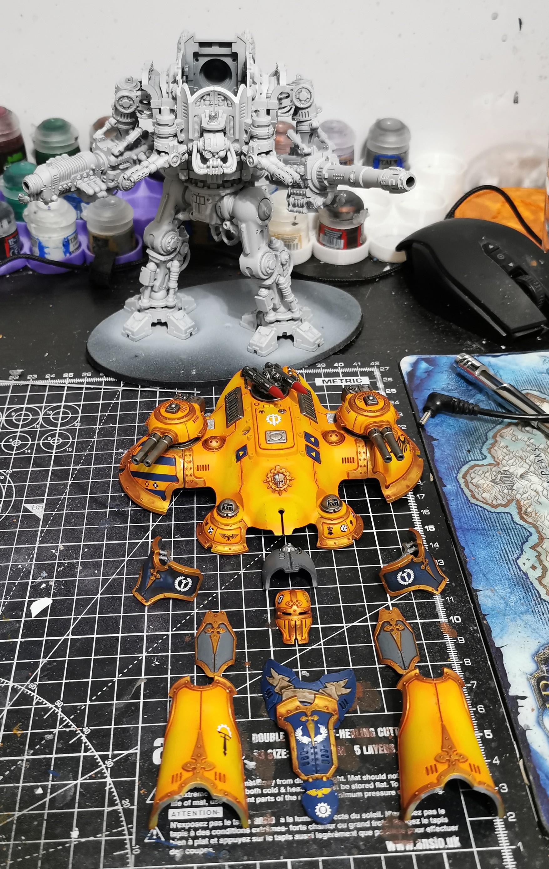 Still waiting on a paint delivery to complete my castellan, all the