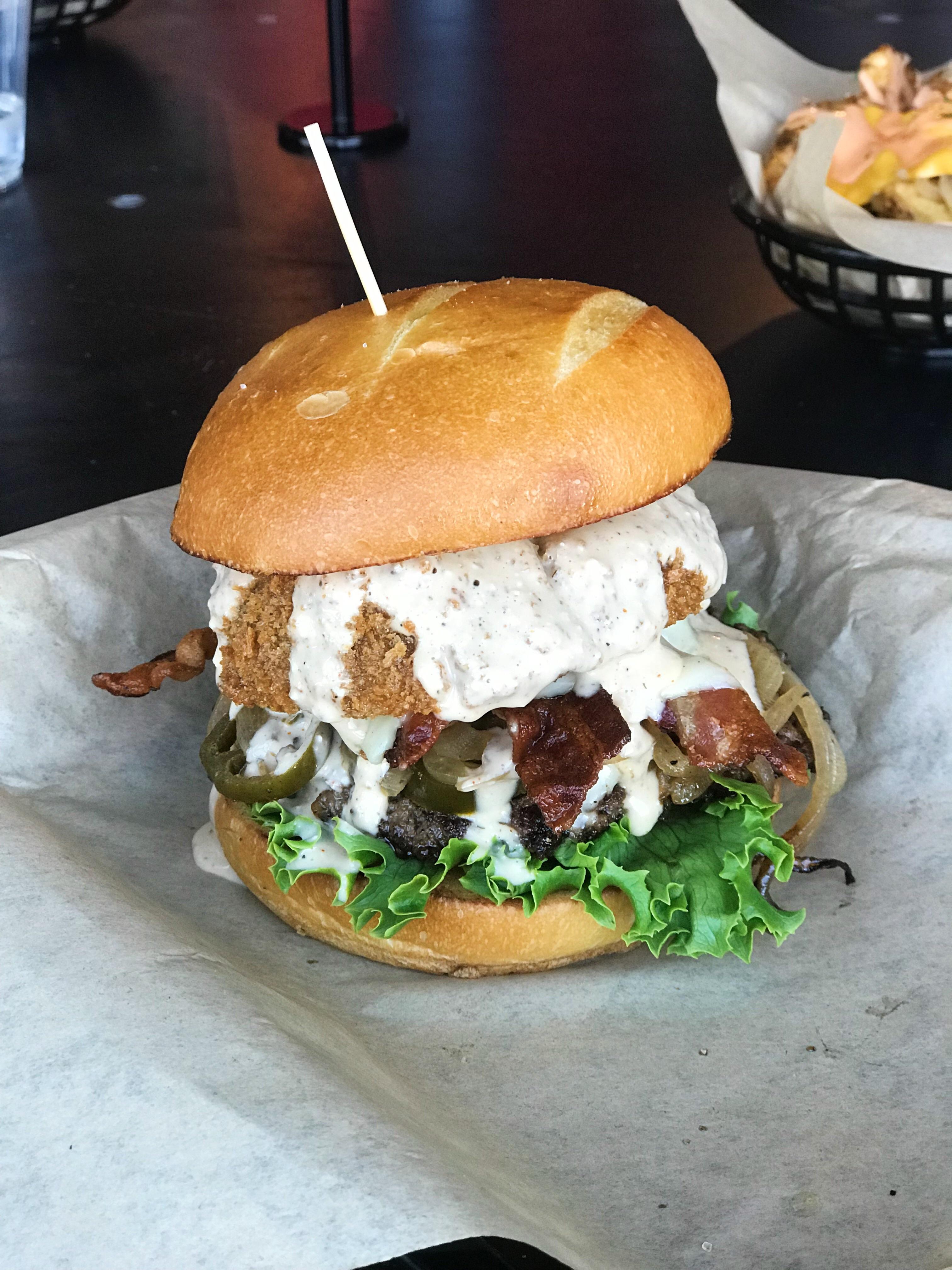 [I ate] Bleu Cheese Burger r/food