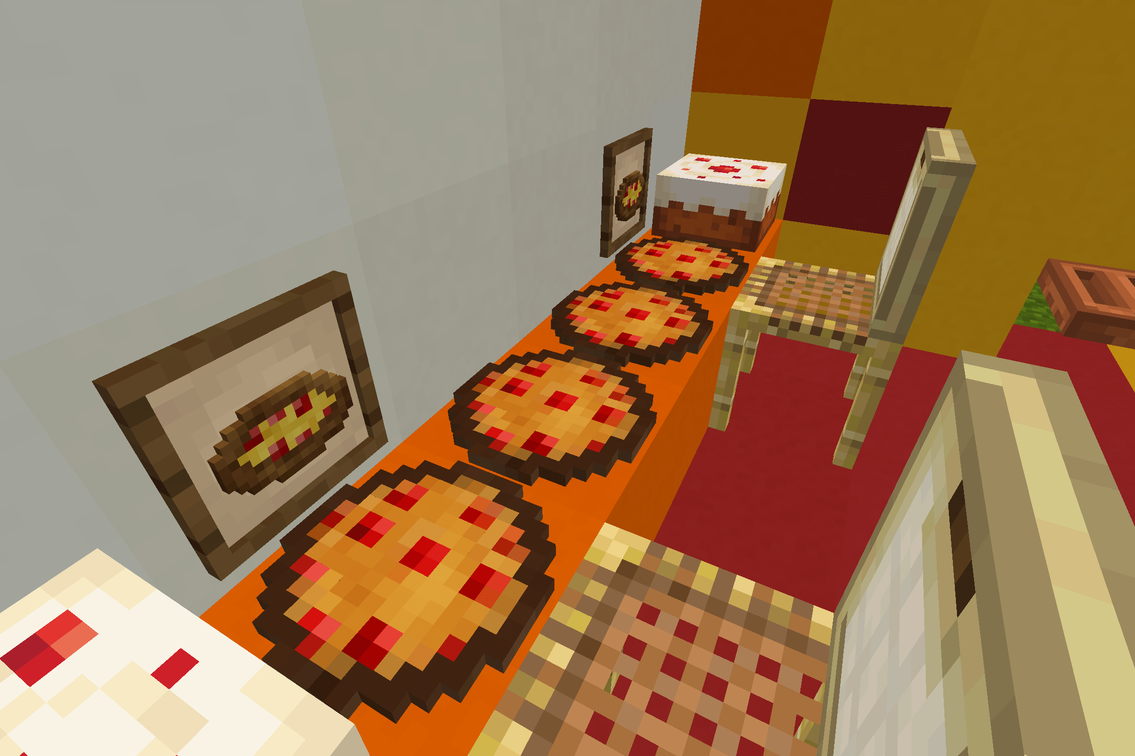 Pizza blocks! Totally edible and yummy yummy! r/Minecraft
