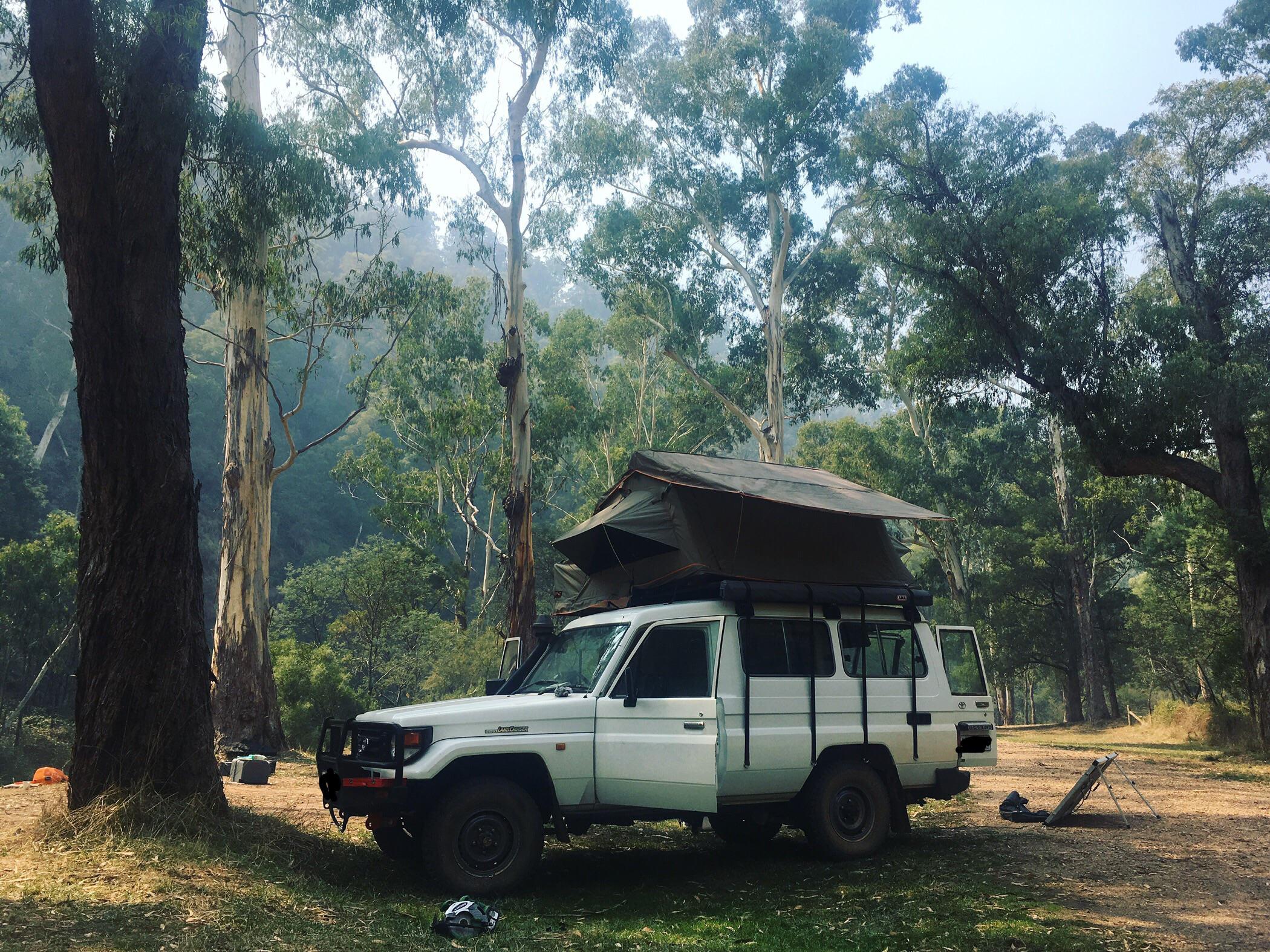 Troopy camping in high country Victoria. r/camping