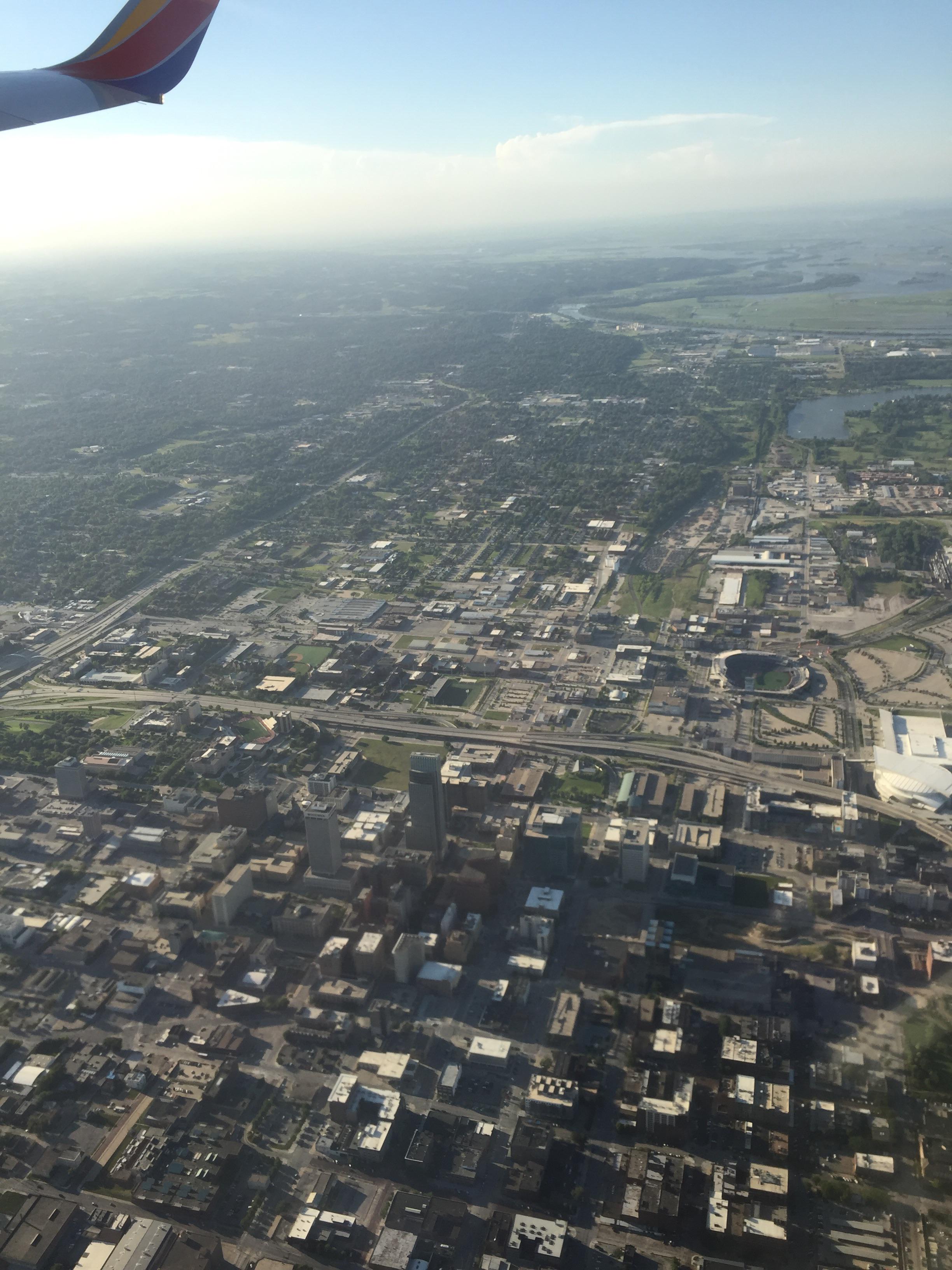 Downtown Omaha, NE from the air : r/unitedstatesofamerica