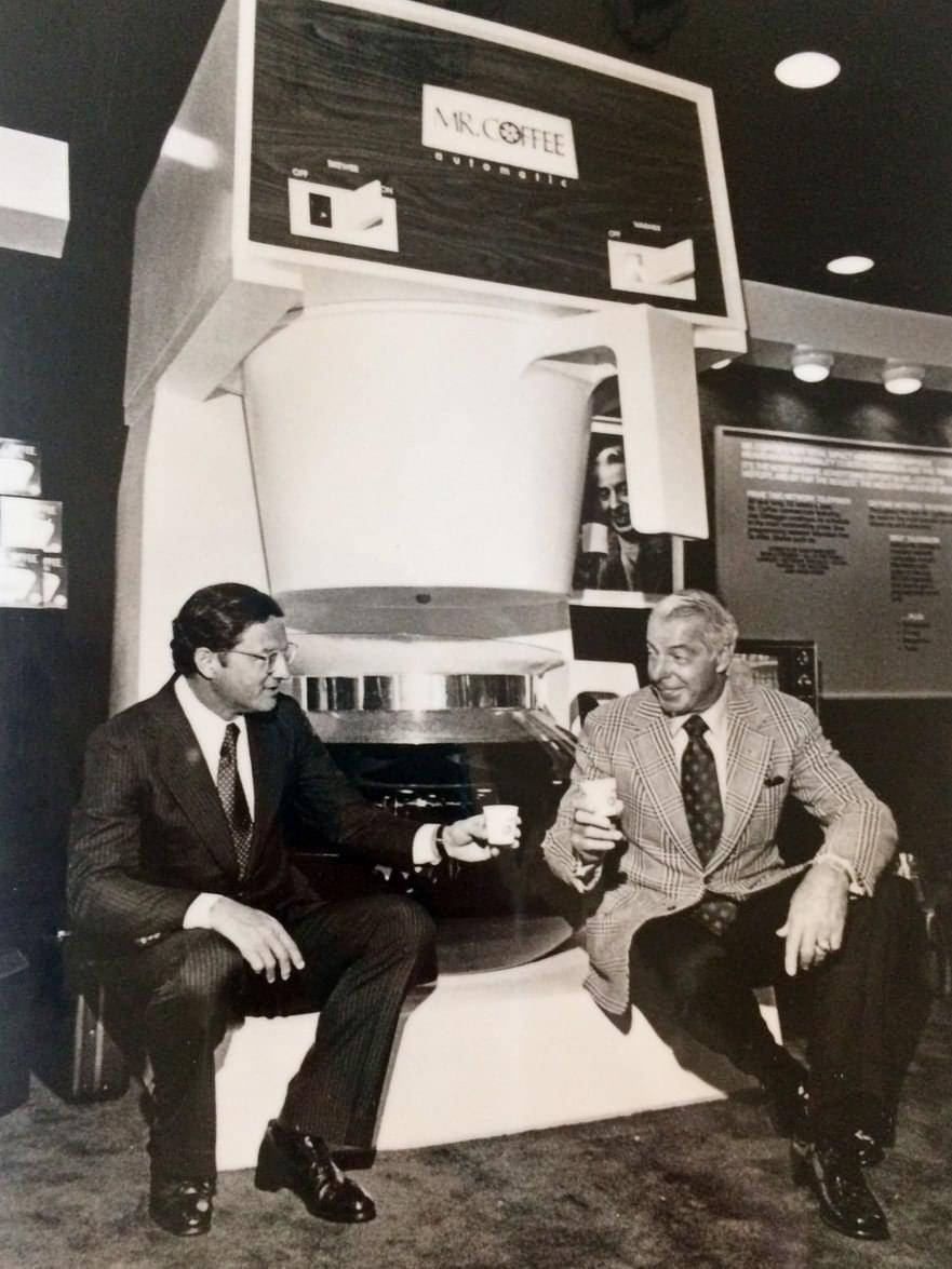 The inventor of the 'Mr. Coffee' machine Vincent Marotta and spokesman
