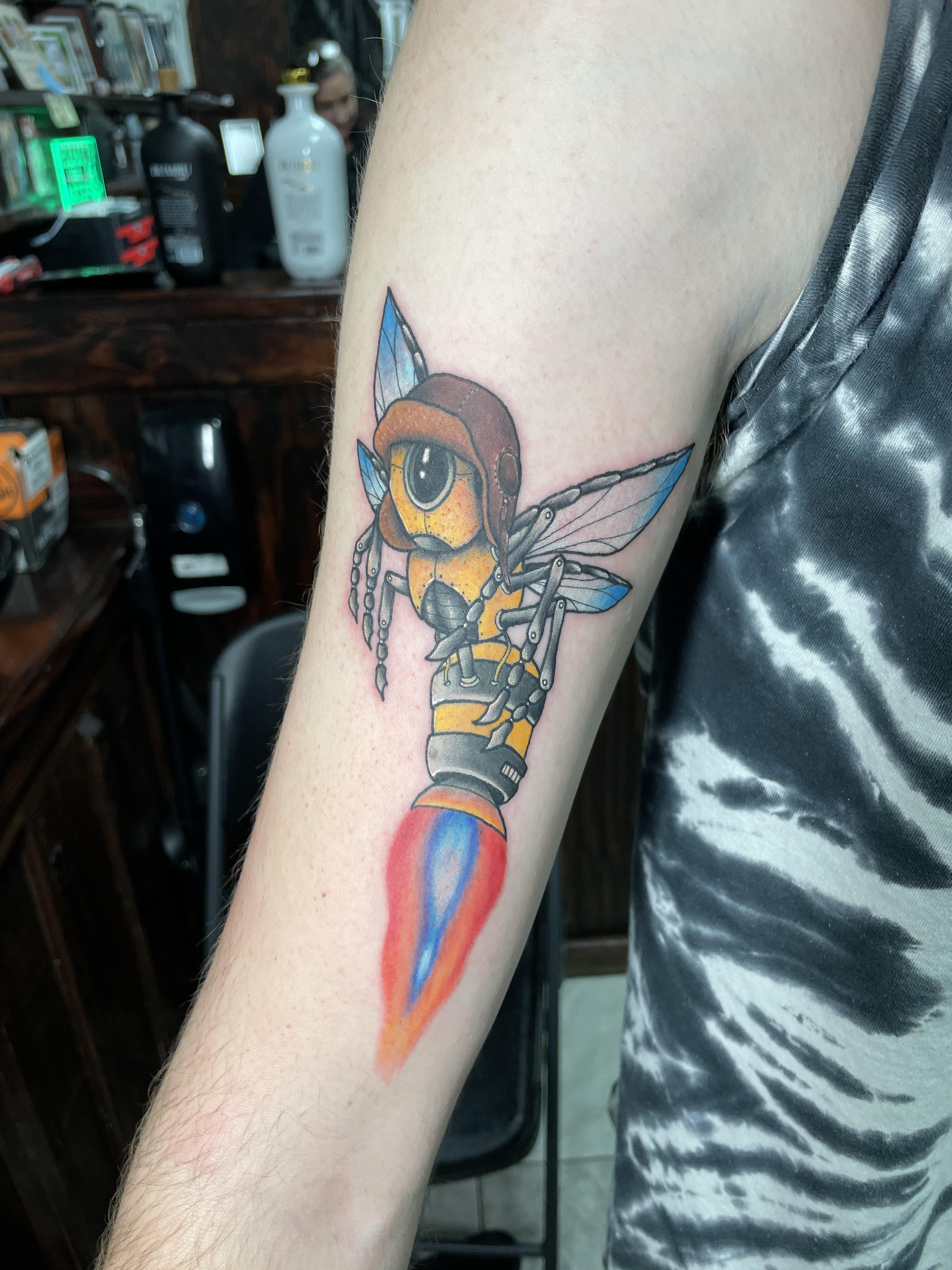 Yellow Jacket Tattoo (Summertime Gladness Claptrap Vibes) r