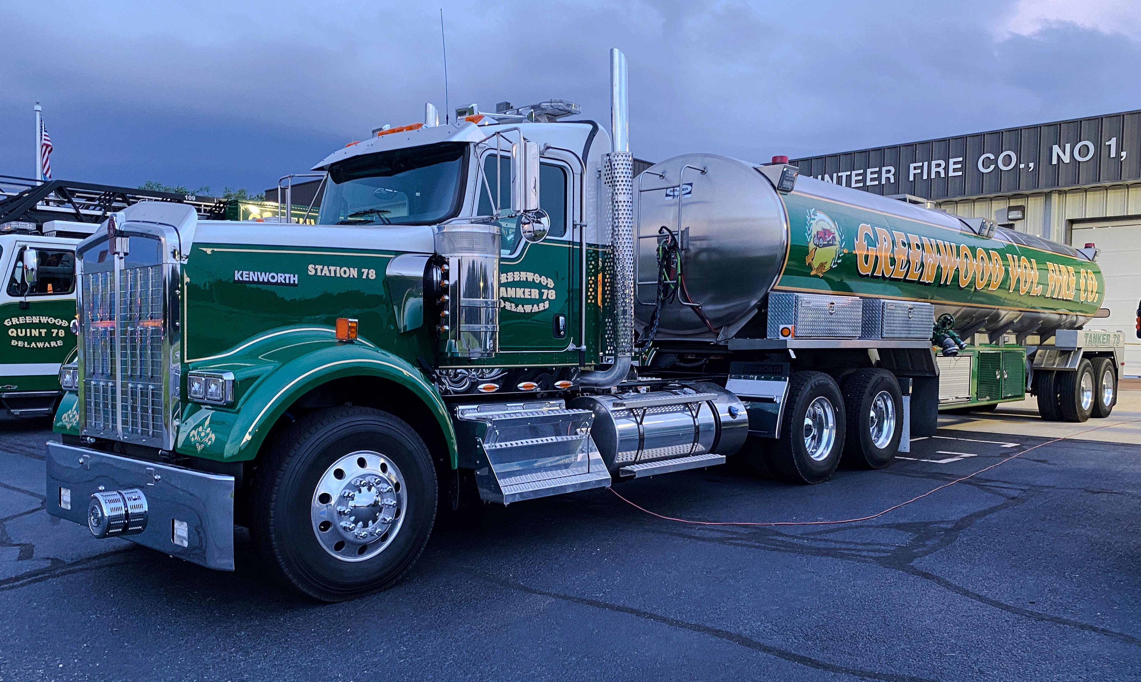 Greenwood Volunteer Fire Company’s Tanker 78 from Greenwood, Delaware