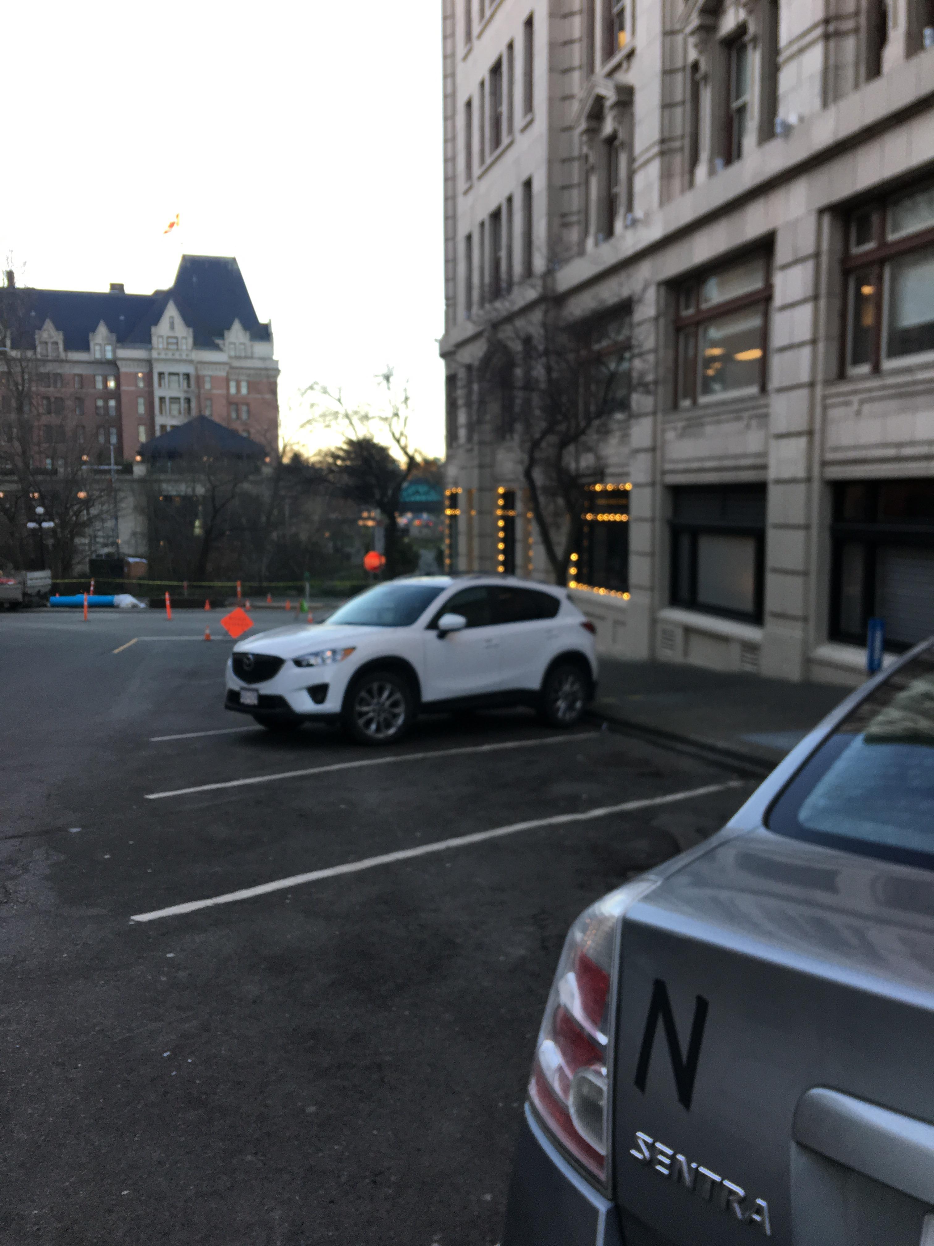 [PSA] Reverse parking in an angled spot will get you a ticket! I warn