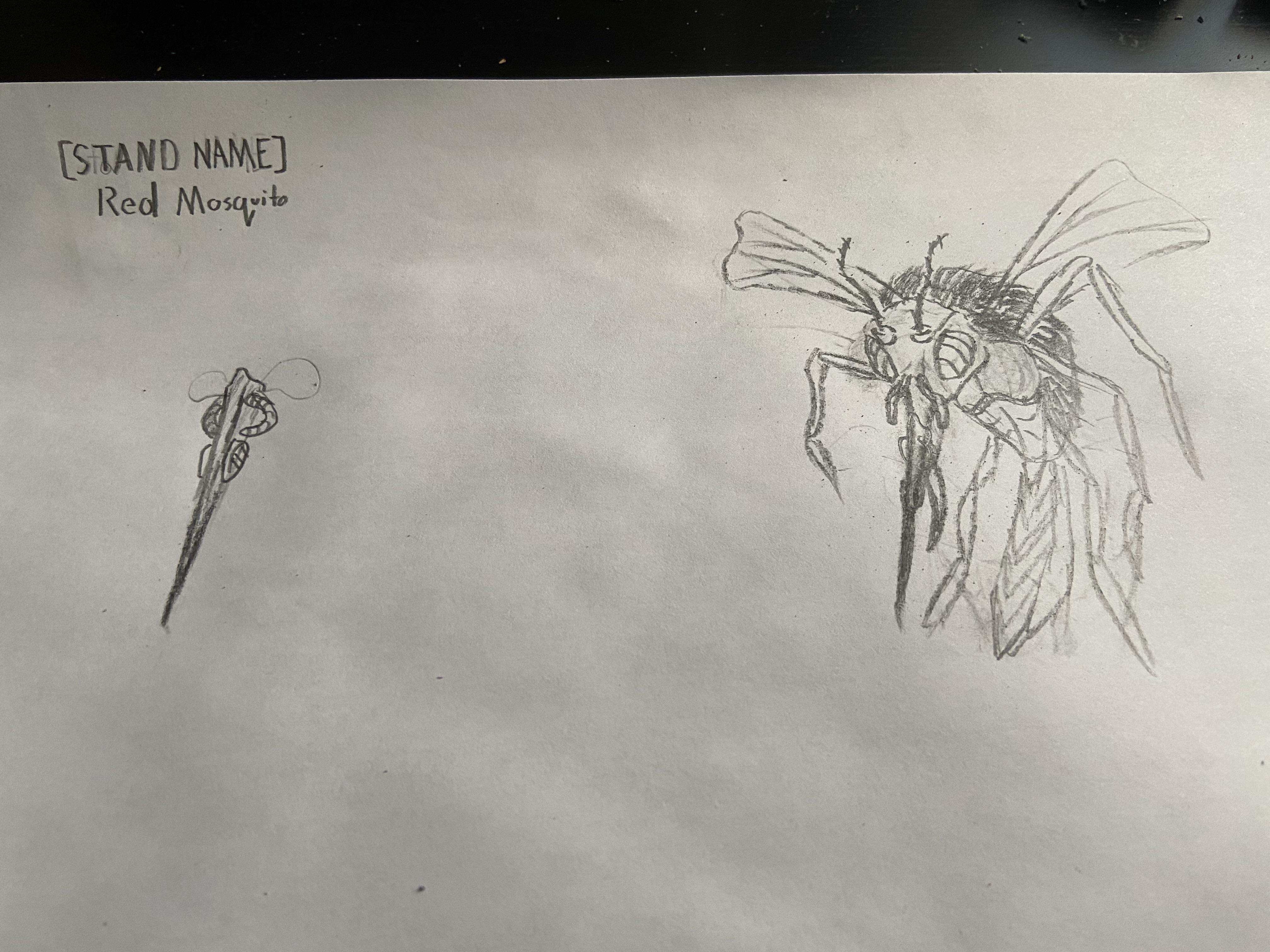 [Fanart] The stand user is the mosquito the stand is the proboscis r