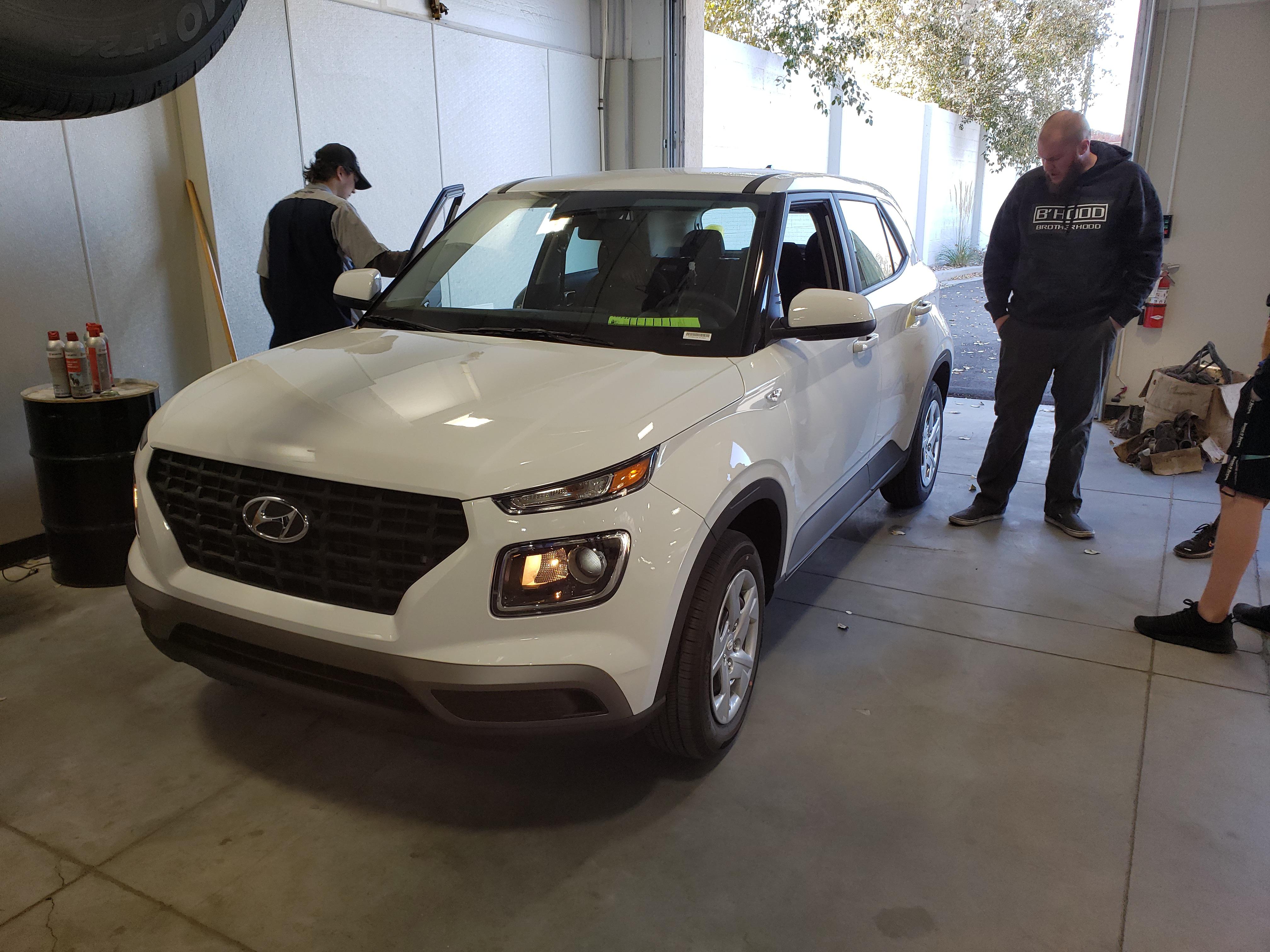 My dealership got our first Venue!!! This ones as base as you can get