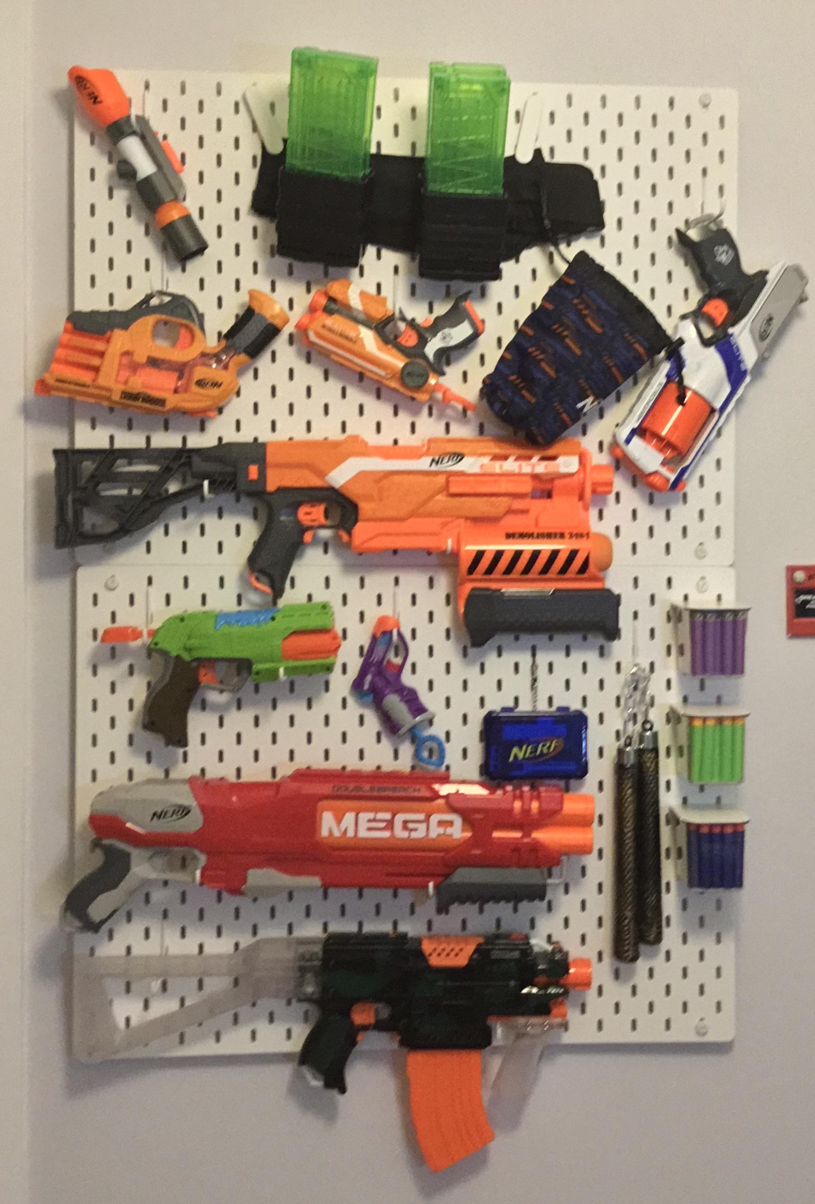 My pegboard r/Nerf