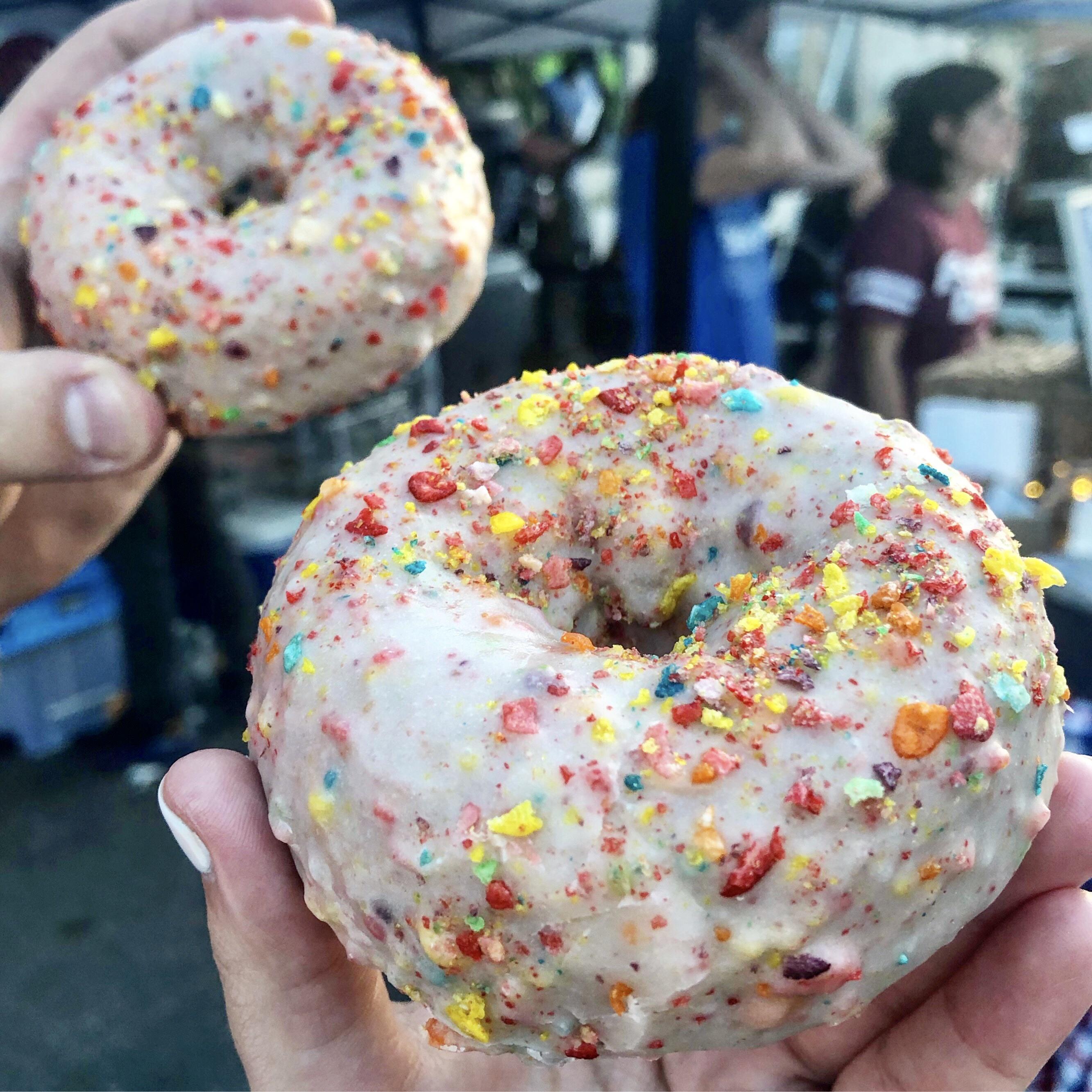 Fruity pebbles donuts from Federal Donuts, Philadelphia PA r/FoodPorn