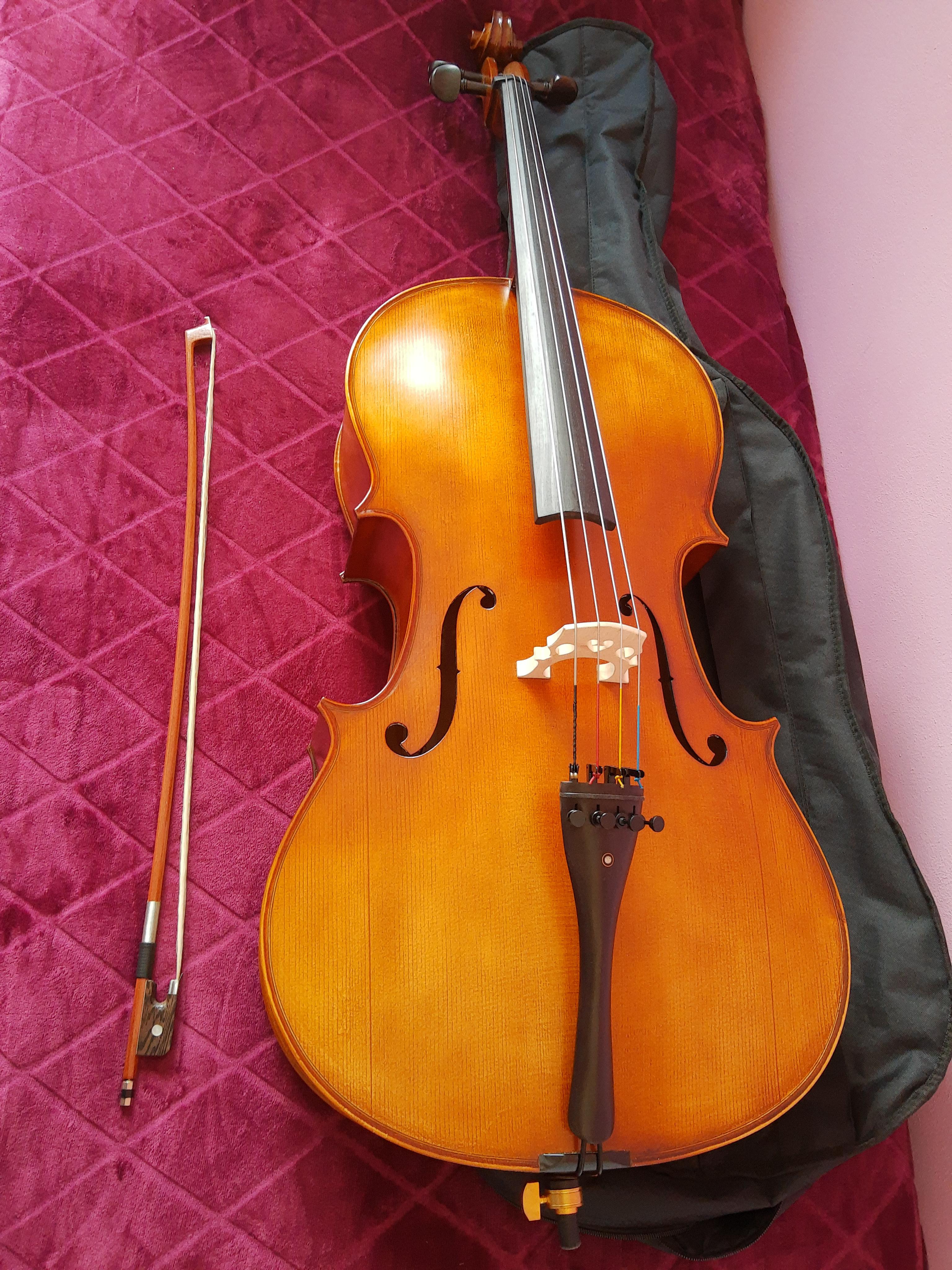 I chose the big violin, joined the cello gang! After 10 years dreaming