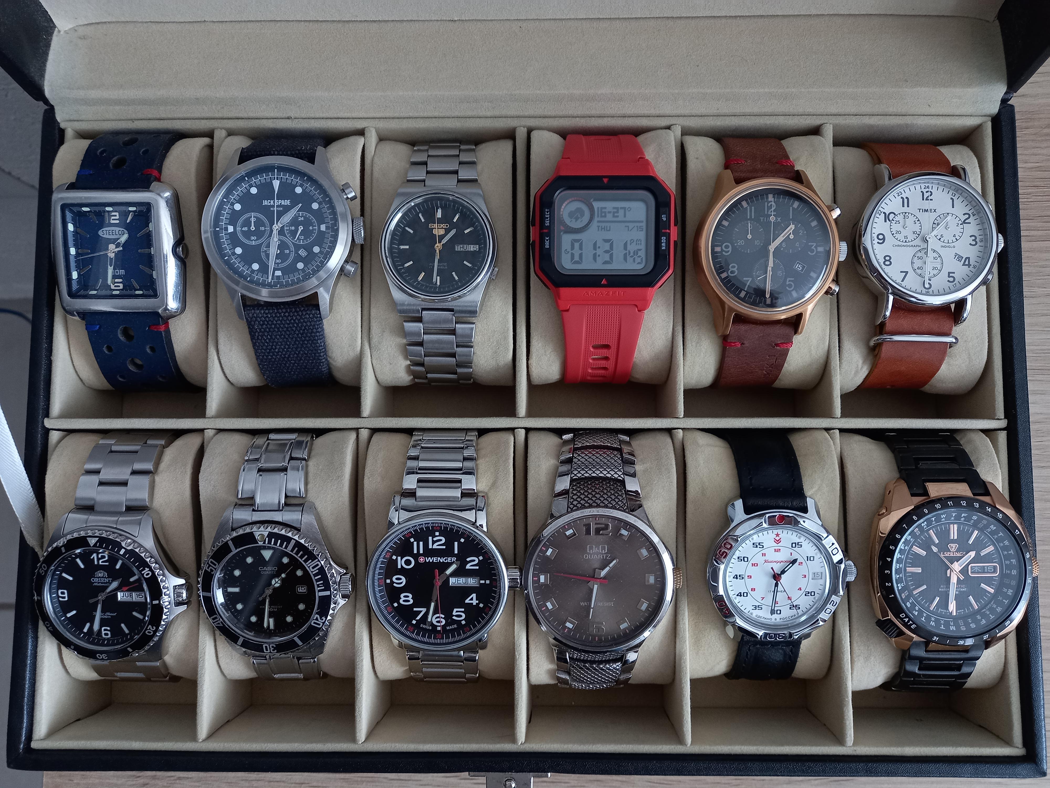 [SOC] my cheap watch collection (not that I have an expensive watch