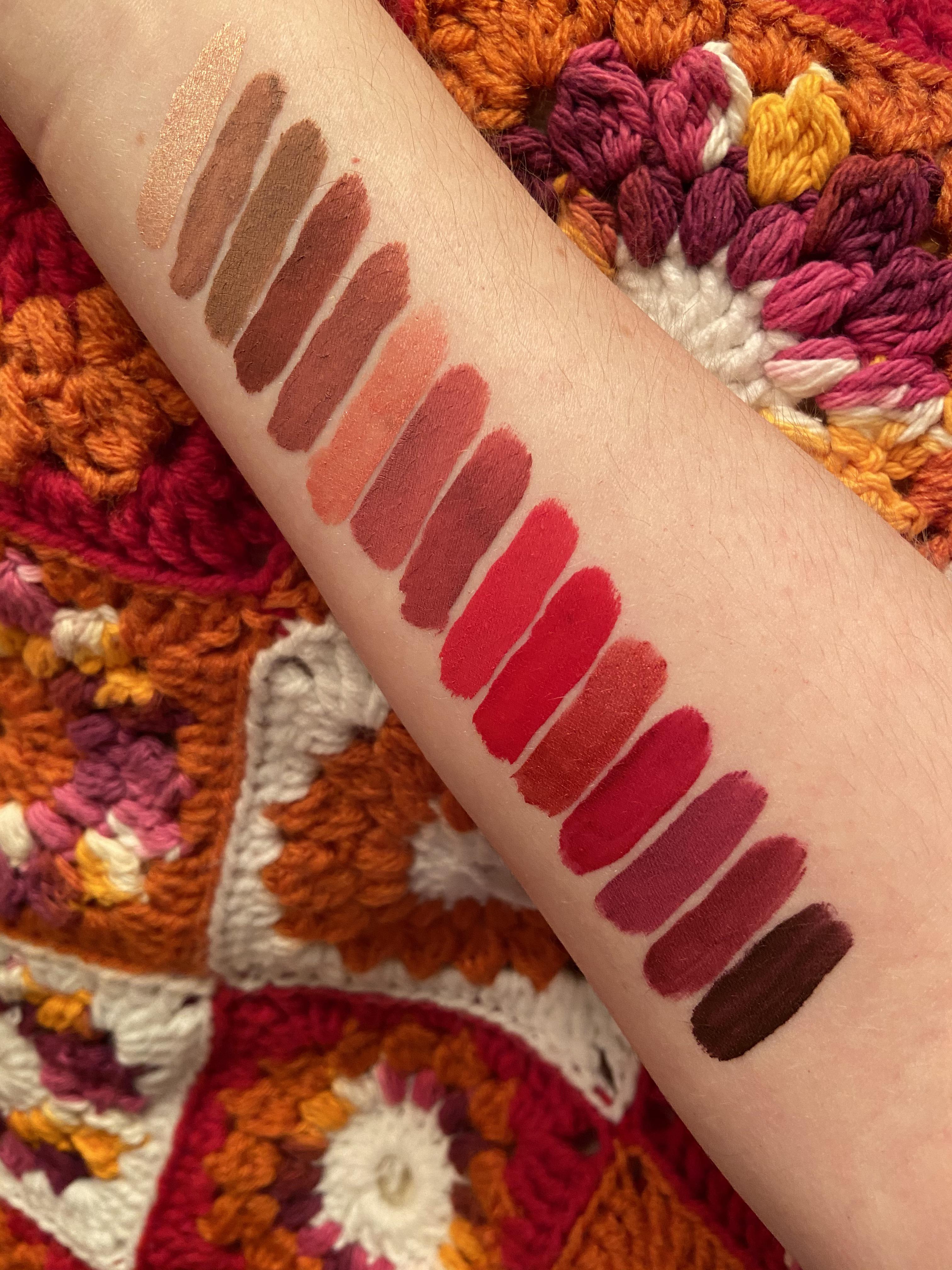 Sephora Cream Lip Stains r/swatchitforme