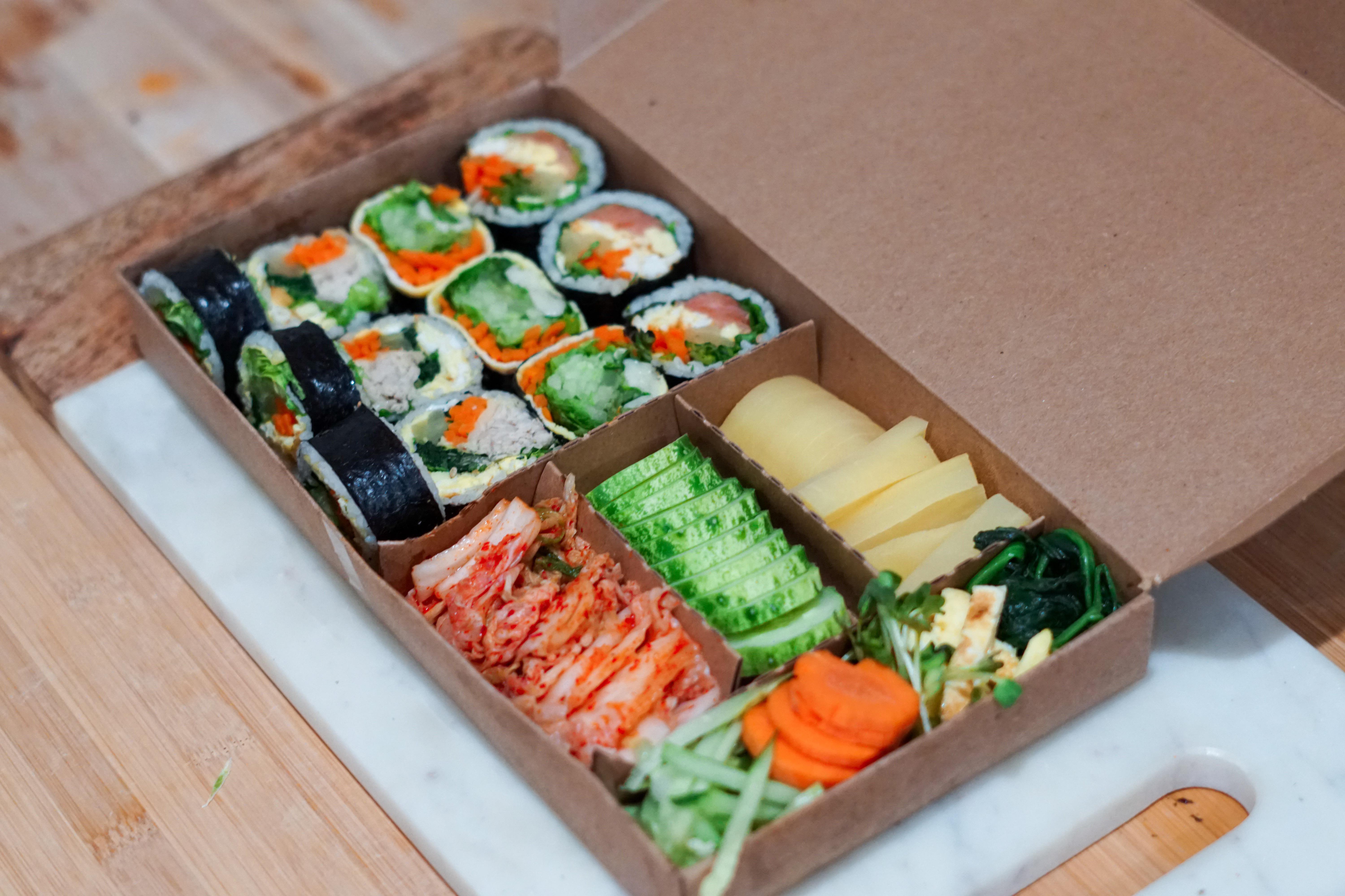 Kimbap Bento Box 1 Roll (440kcals) r/1500isplenty