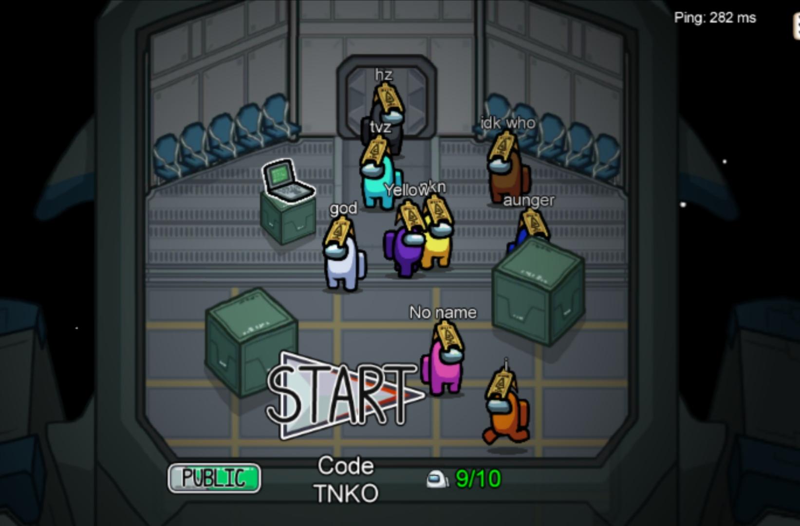 Among Us Wet Floor Sign Hat