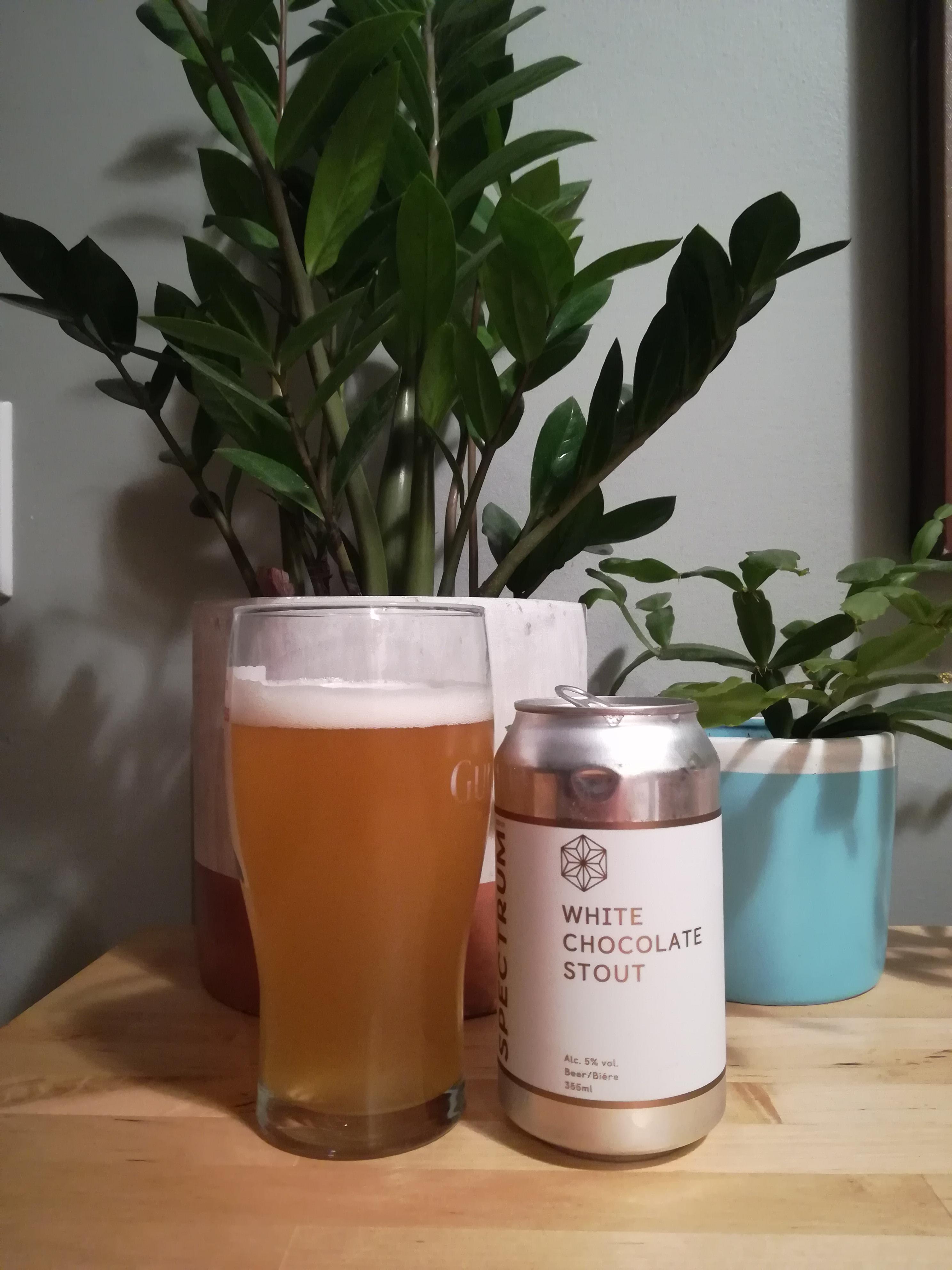 Spectrum Brewing White Chocolate Stout. The most disappointed I've