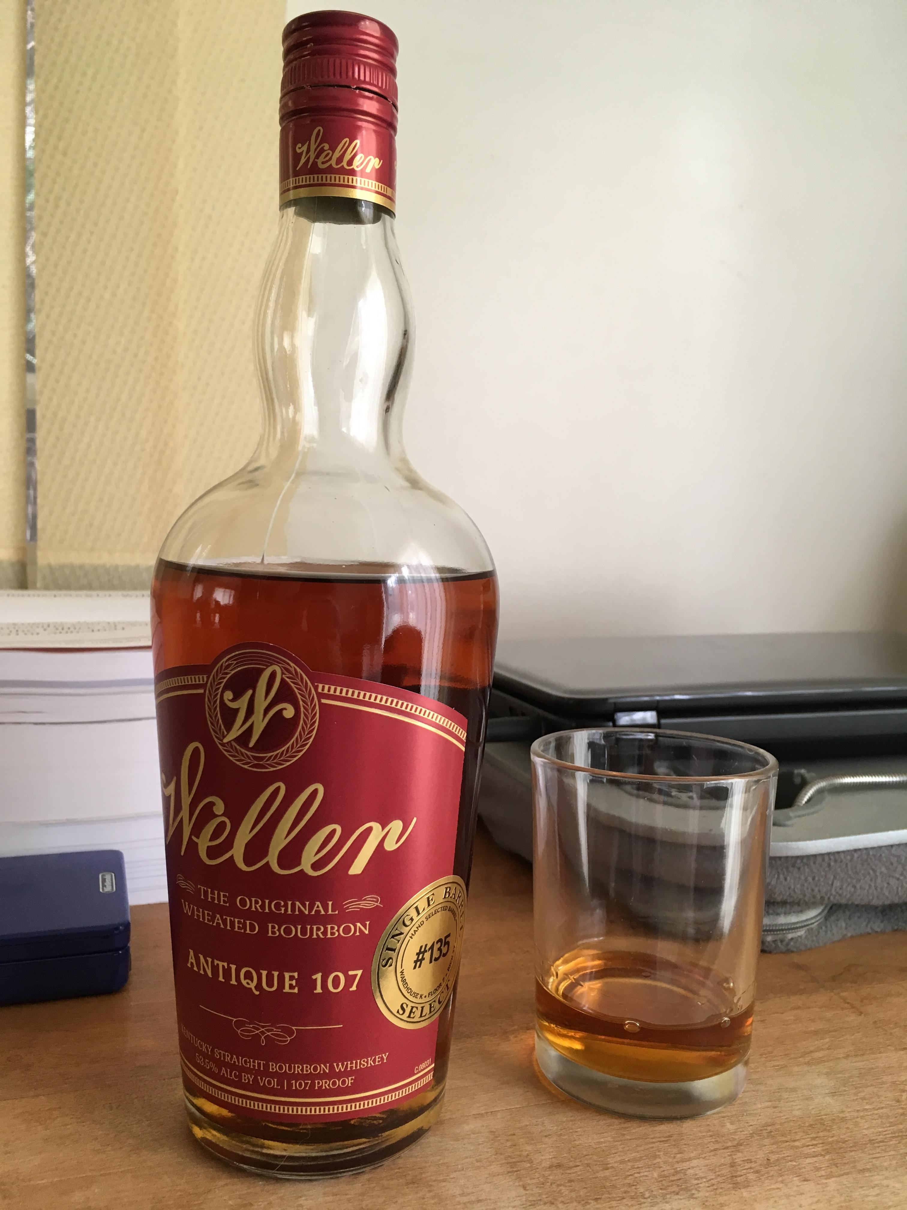 Review 15 Weller Antique 107 select r/bourbon