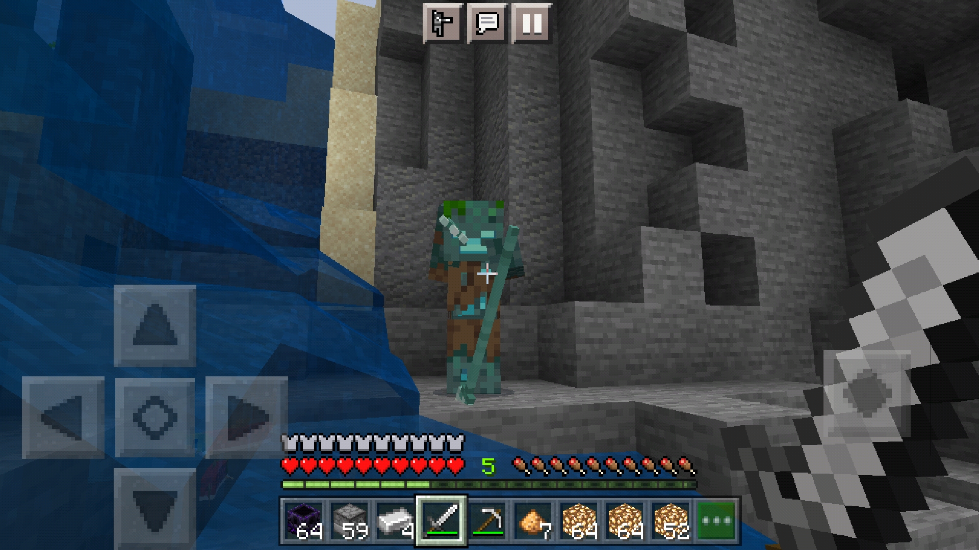 Well the only drown that can survive over water unlucky me r/Minecraft