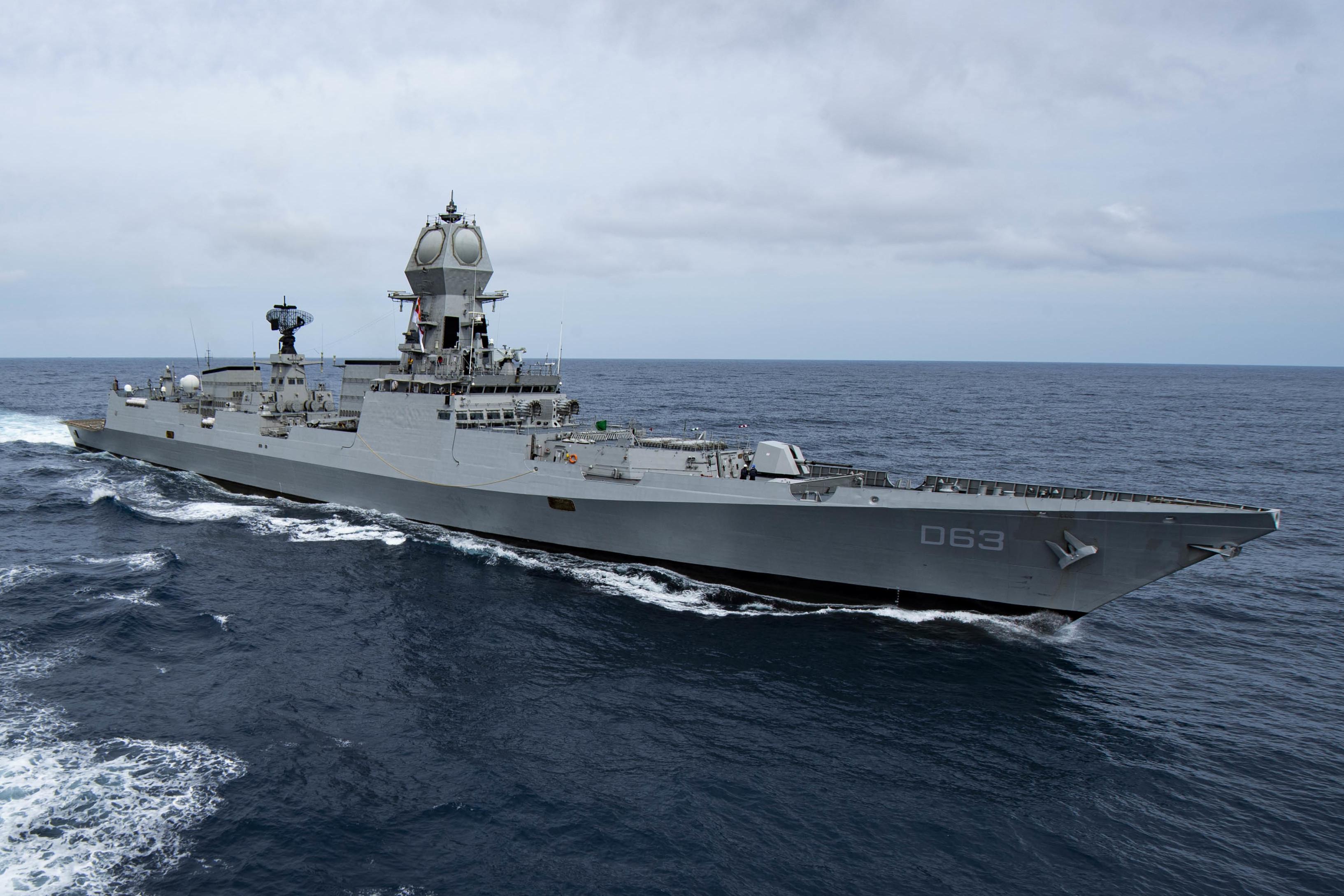 INS Kolkata (D63) A Kolkataclass destroyer during Malabar 2020 naval