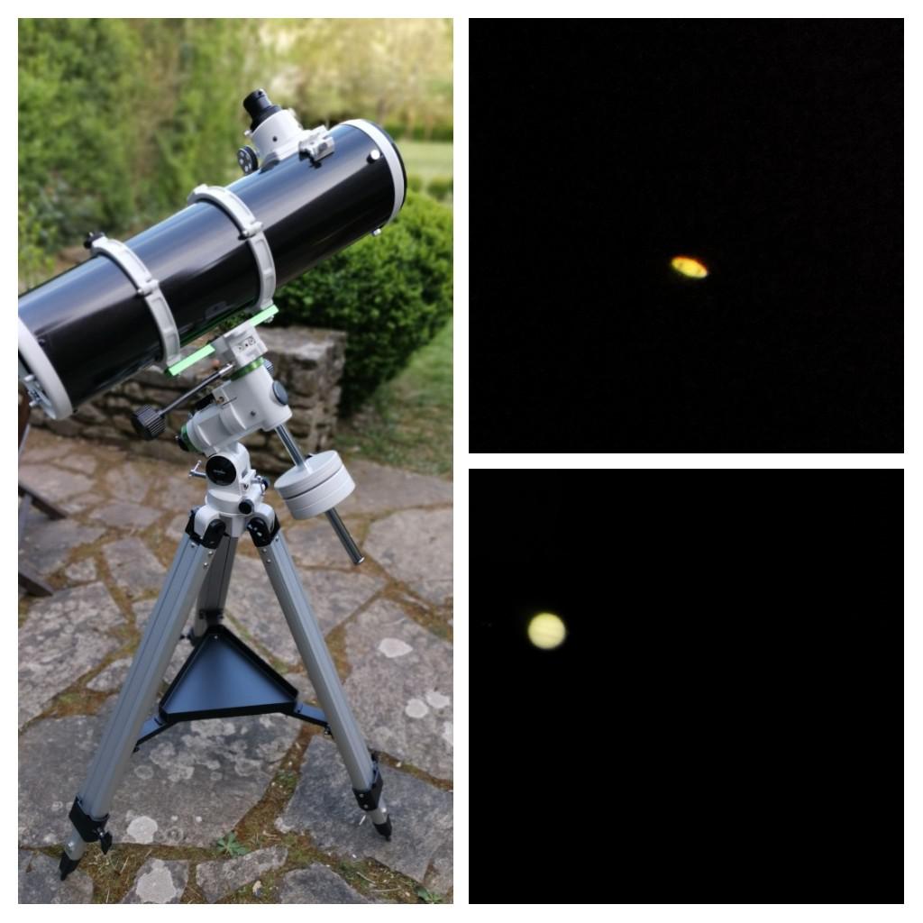 Childhood dream. First telescope (Skywatcher N 15 on EQ32 mount) with