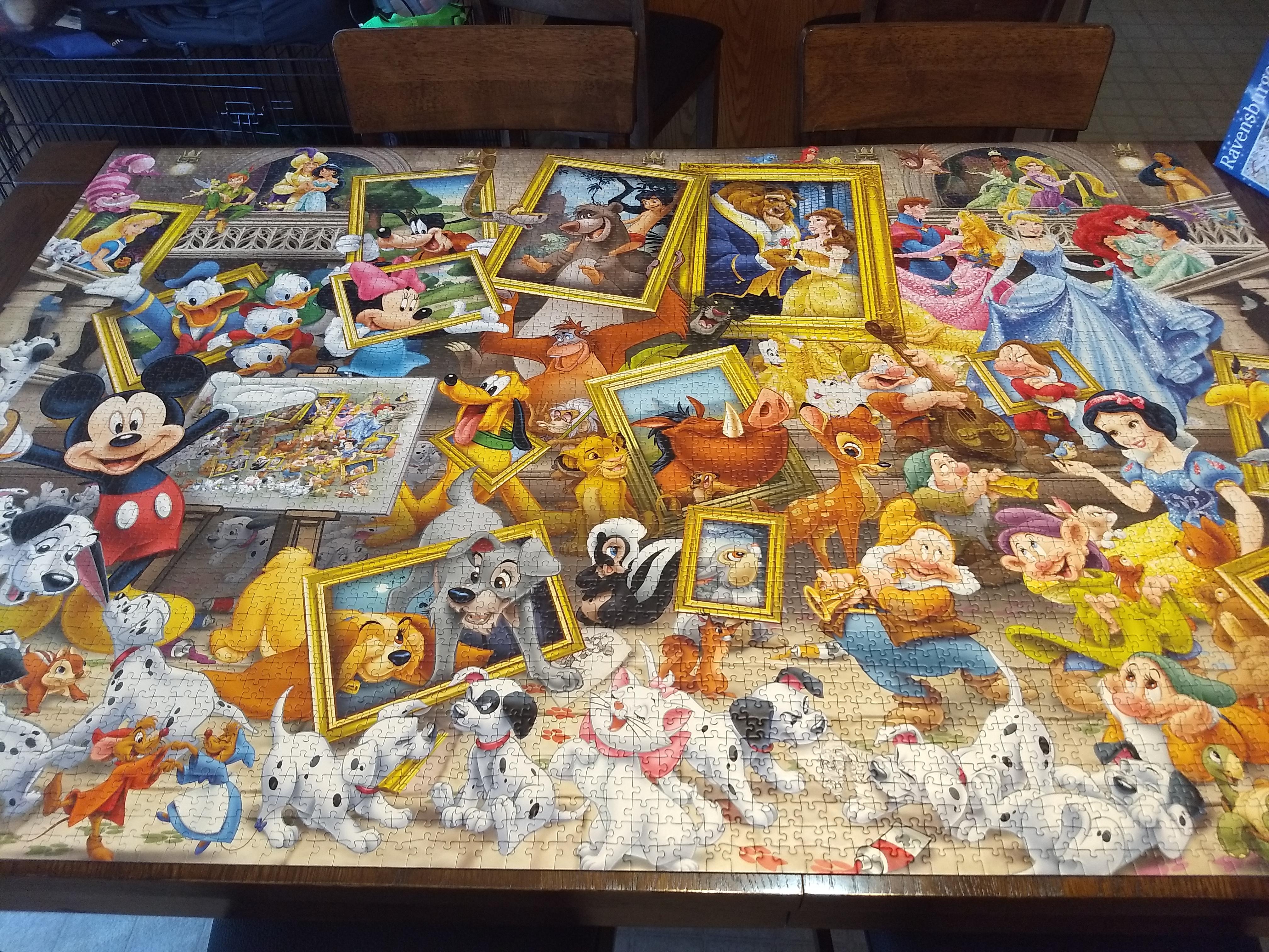 Mickey as an artist Ravensburger 5,000 piece. Largest puzzle I've