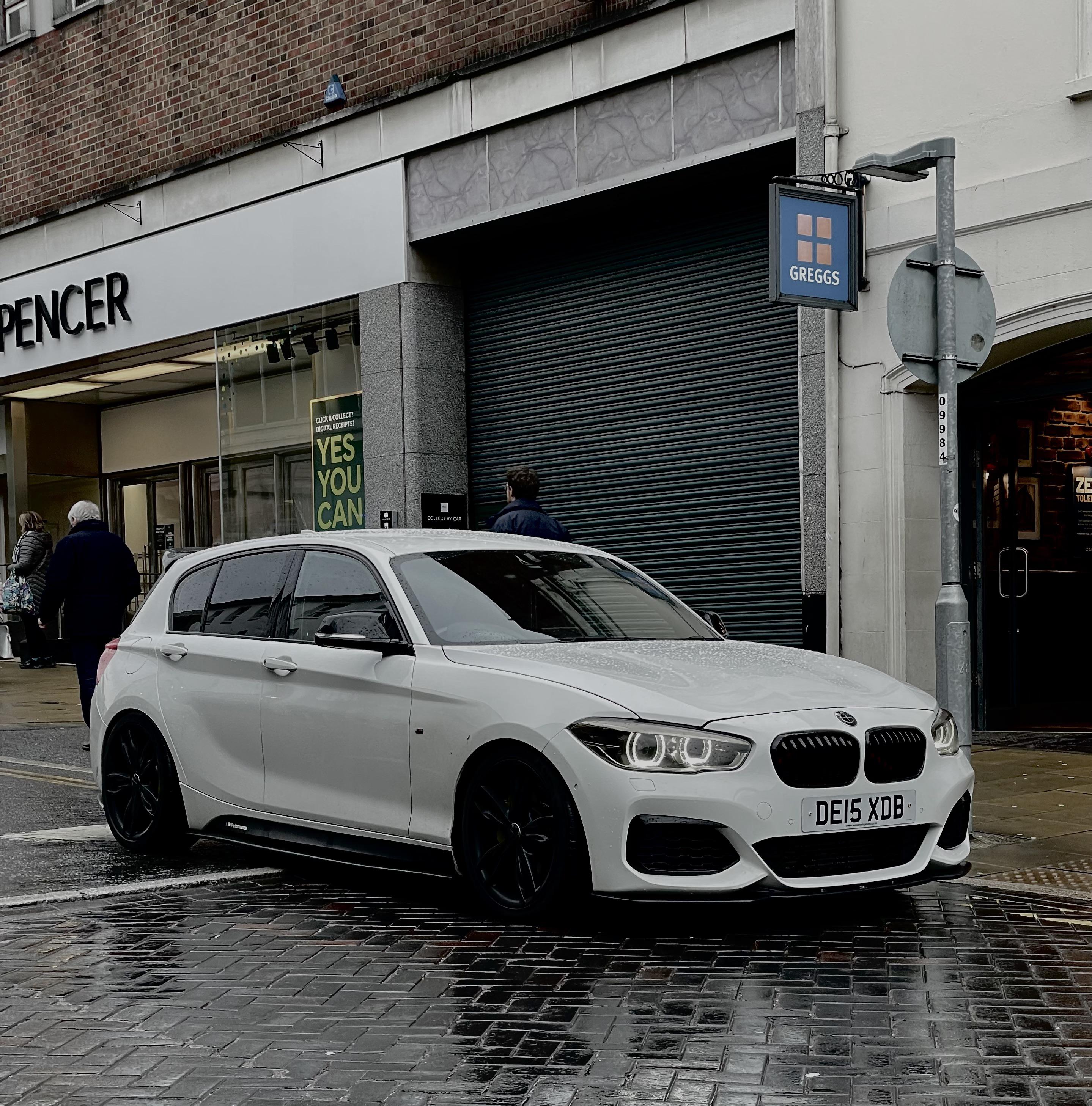 Clean Beamer on my way home from work [BMW 1 Series] r/spotted