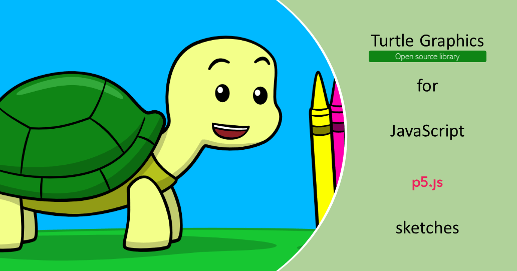 Open source Turtle Graphics library for JavaScript. Good