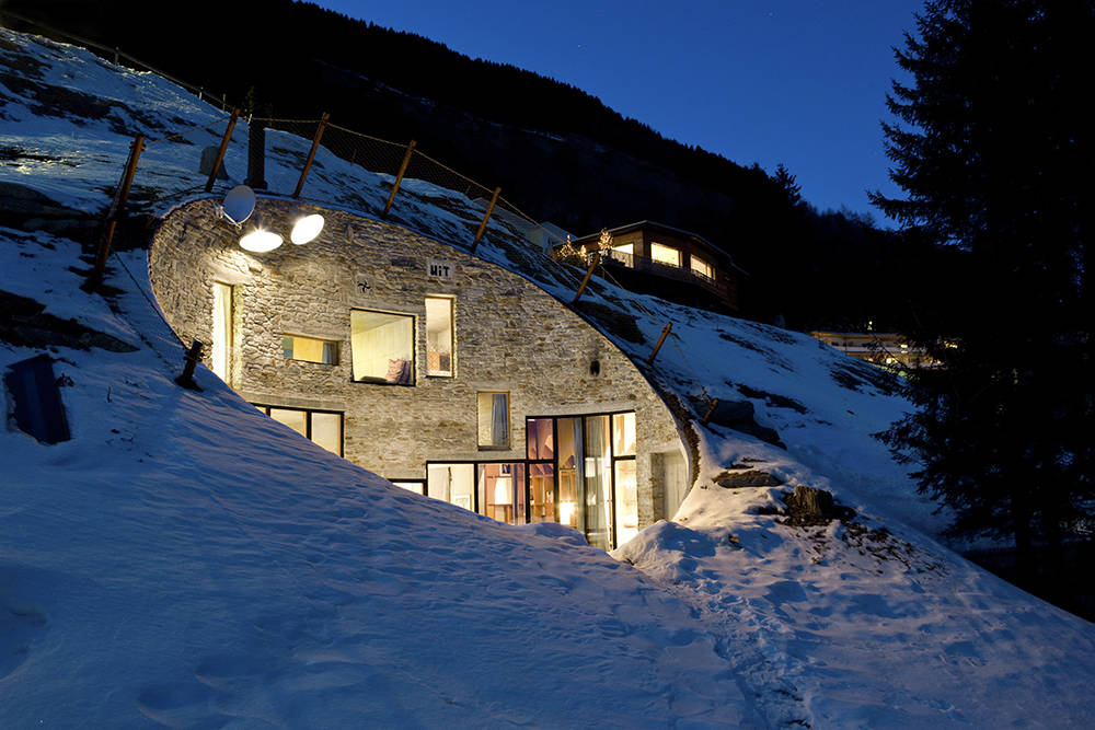 Villa Vals in Vals, Switzerland Integrating design into nature, ecofriendly, with each room