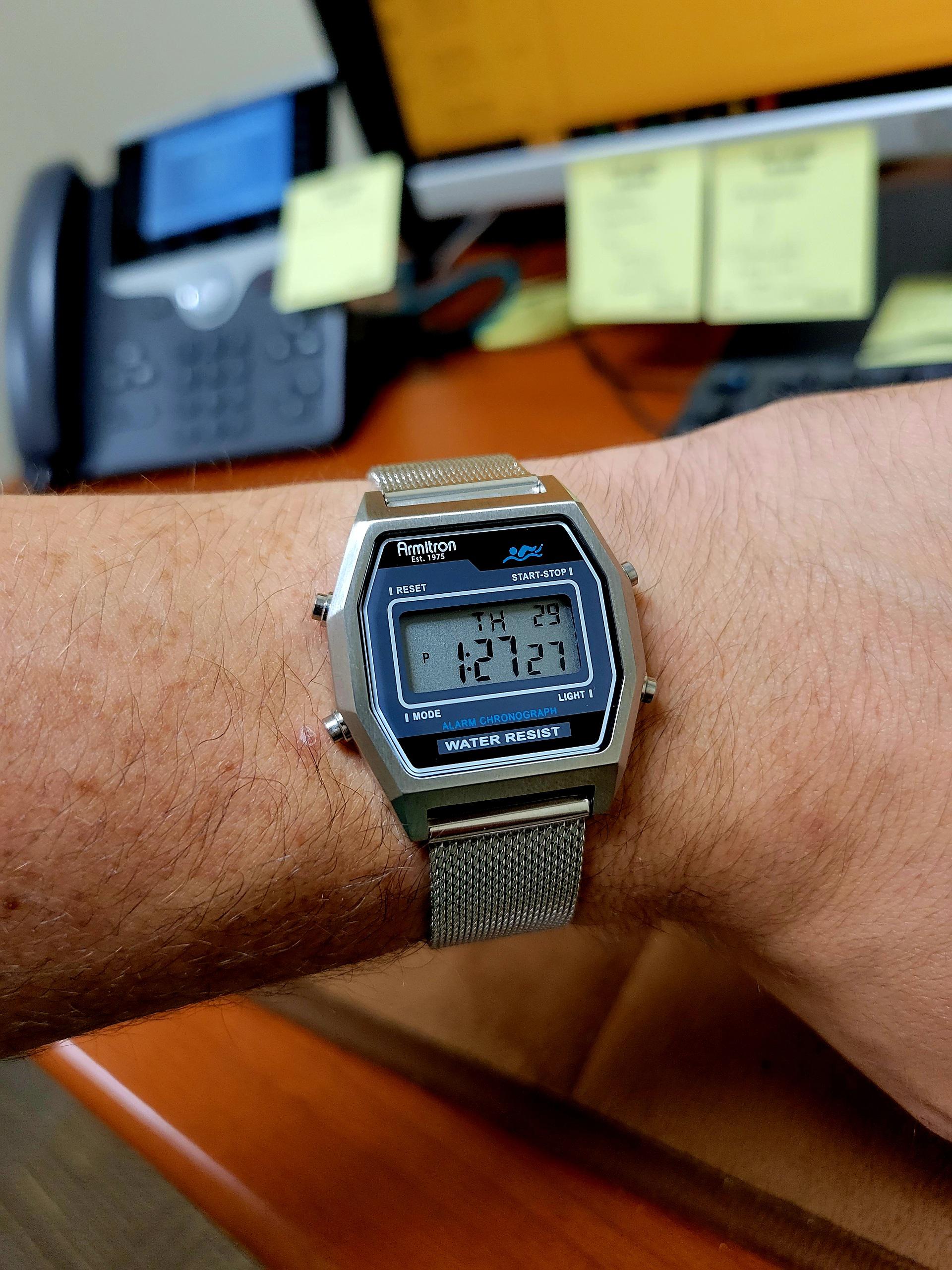 [Armitron] Any love for retro digital? : r/Watches