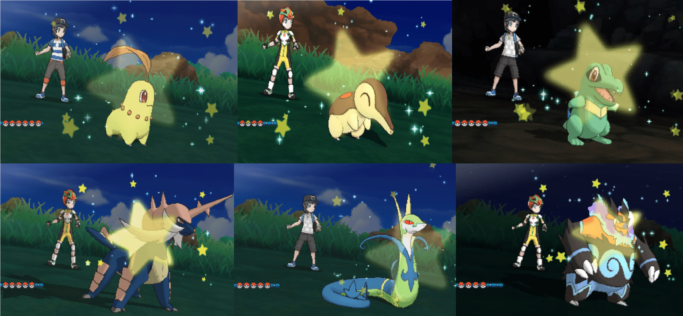[7] A collage of all of my full odds Island Scan hunts done in Moon