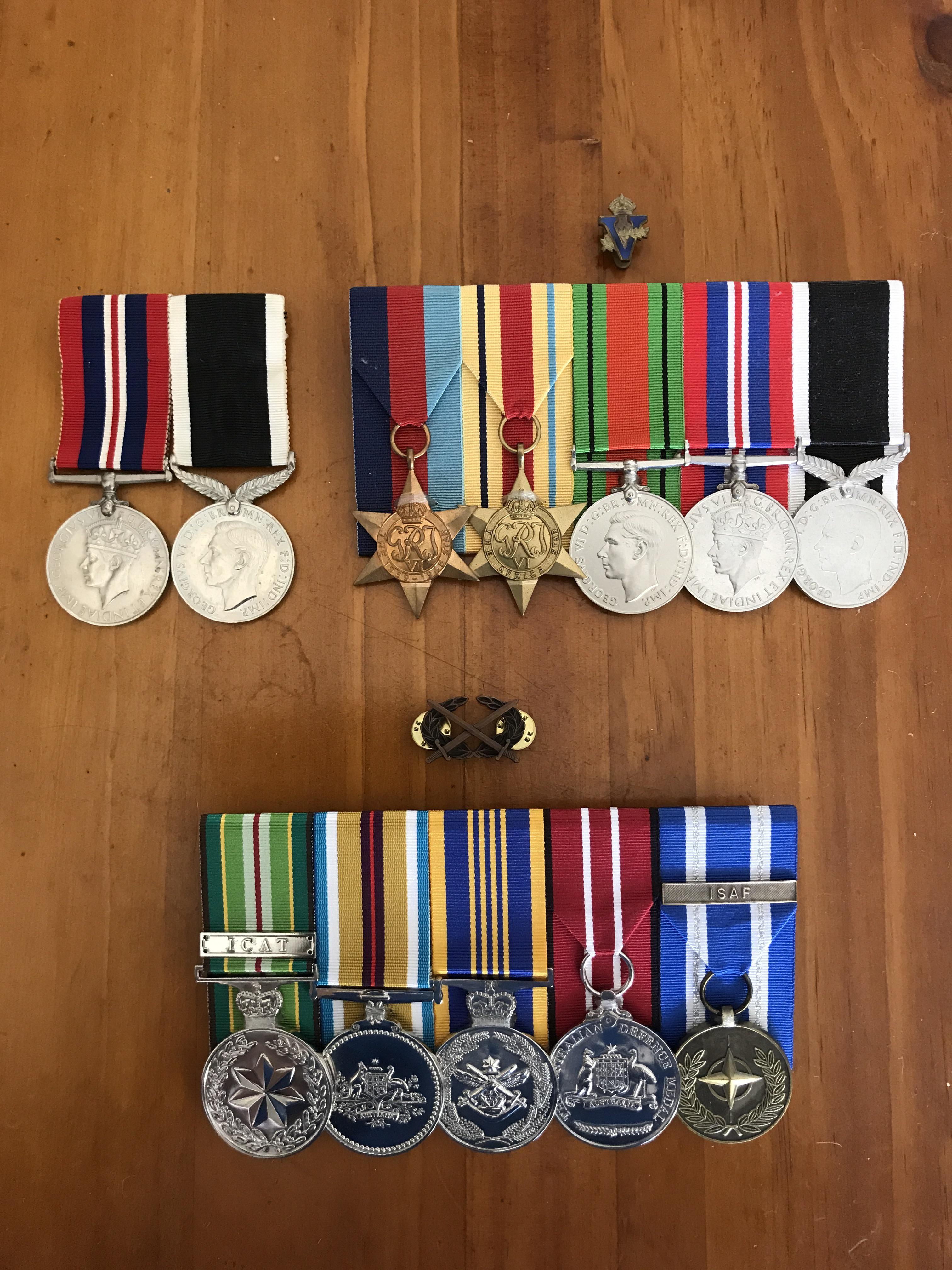 With ANZAC day coming up I thought I’d share my father’s, my great