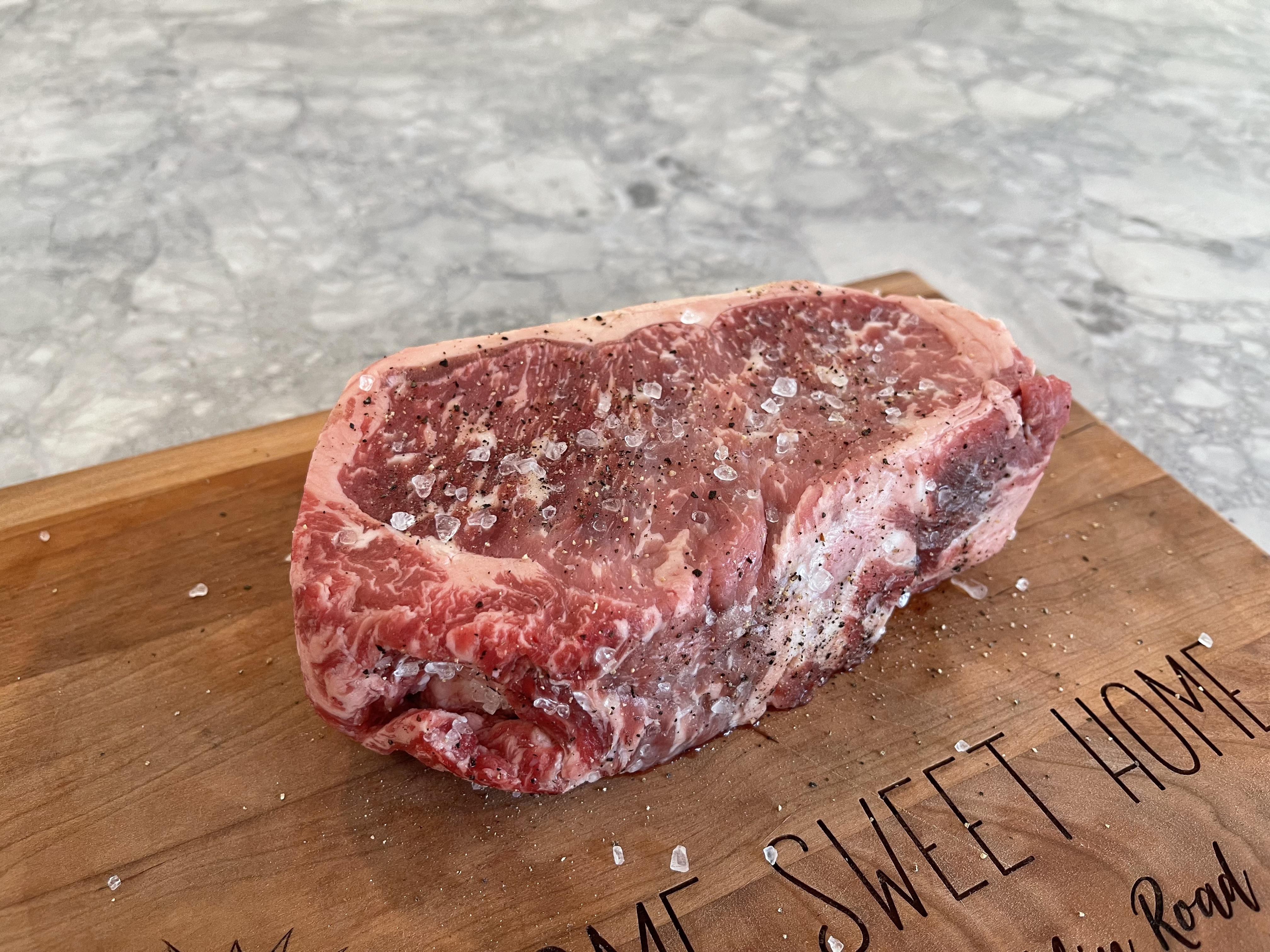 USDA Prime Ribeye from Costco steak