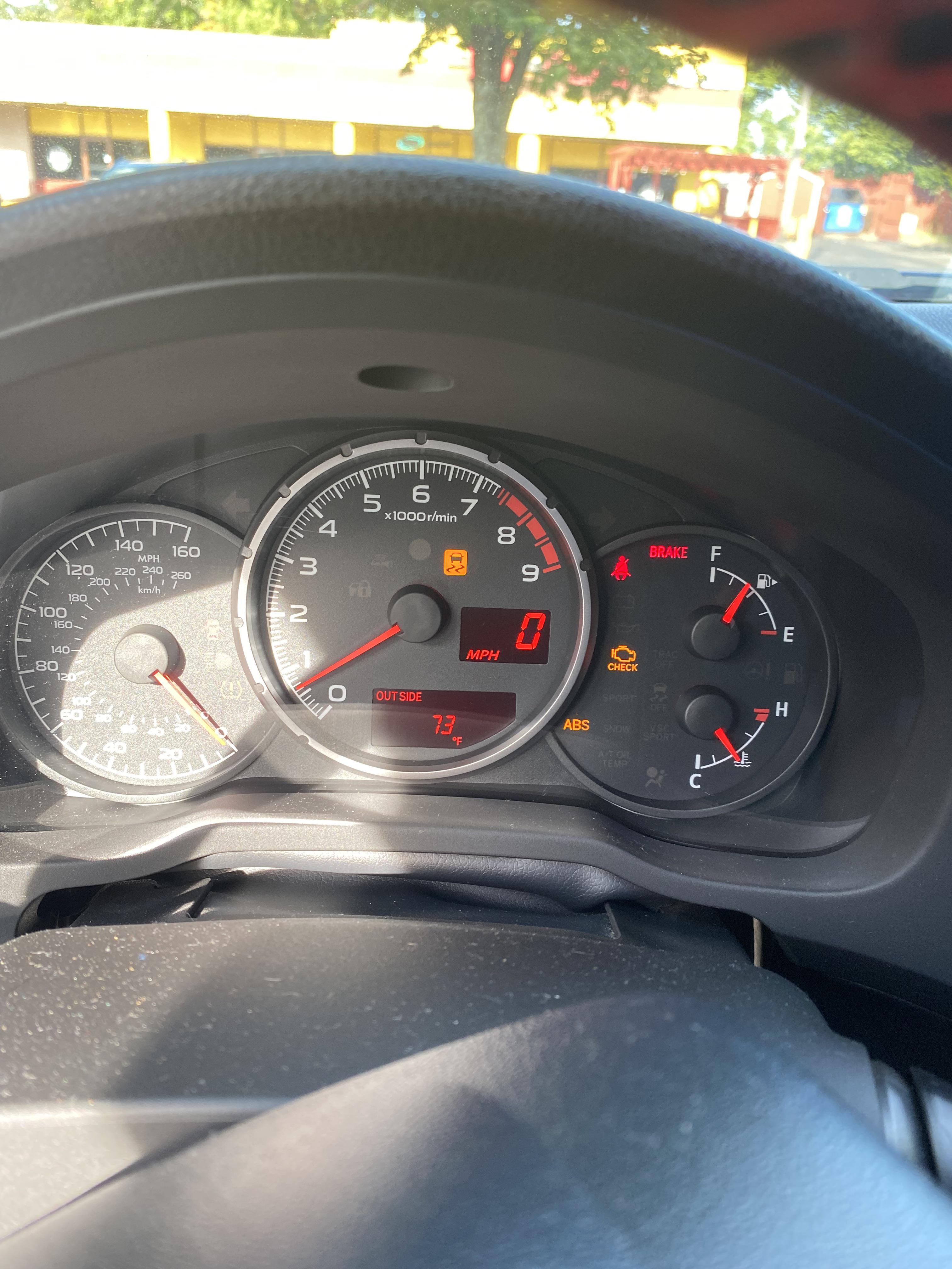 Check engine and traction control light : r/ft86