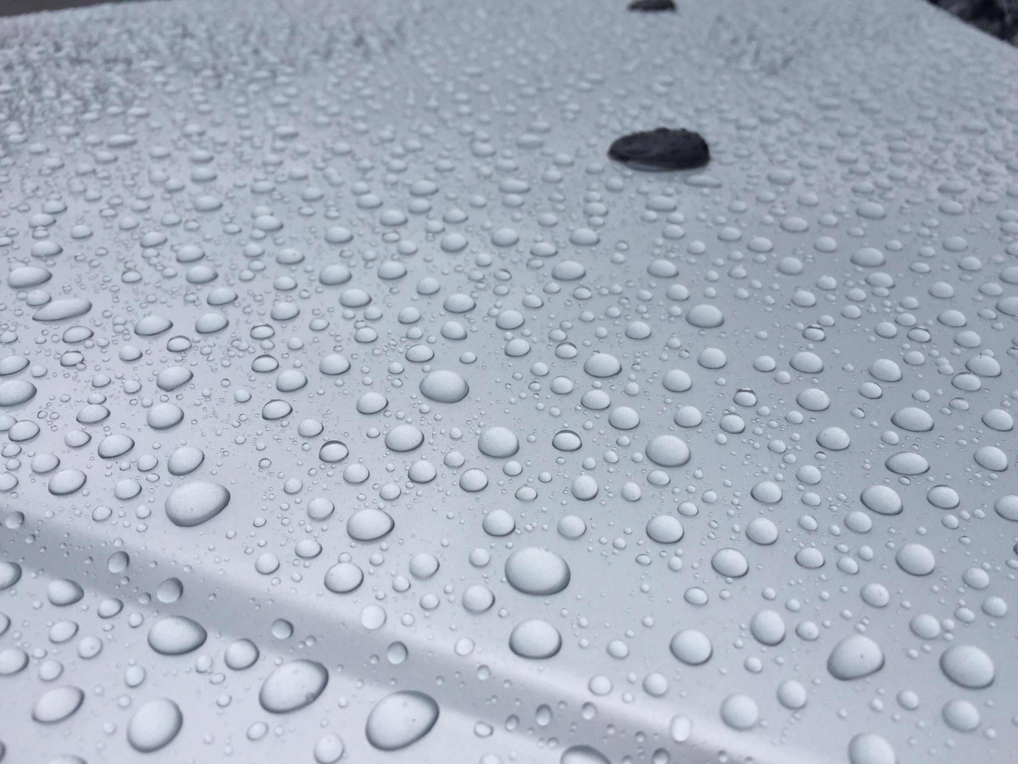 Rain on a freshly waxed car r/oddlysatisfying