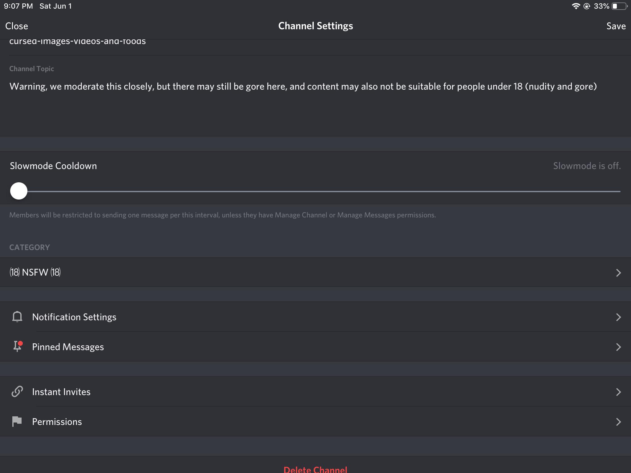 Why can’t mobile users set a channel to be nsfw? r/discordapp